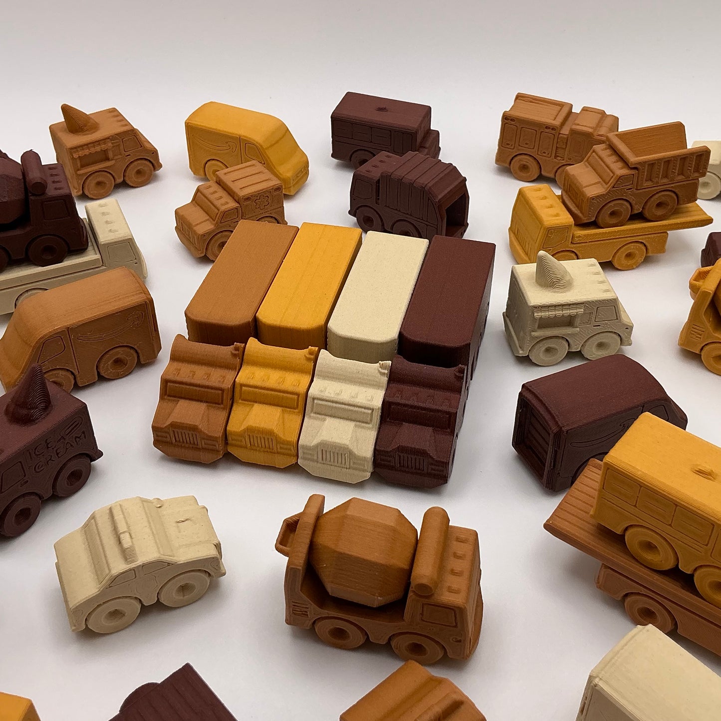 School Bus Mini Transport Vehicle Wood PLA