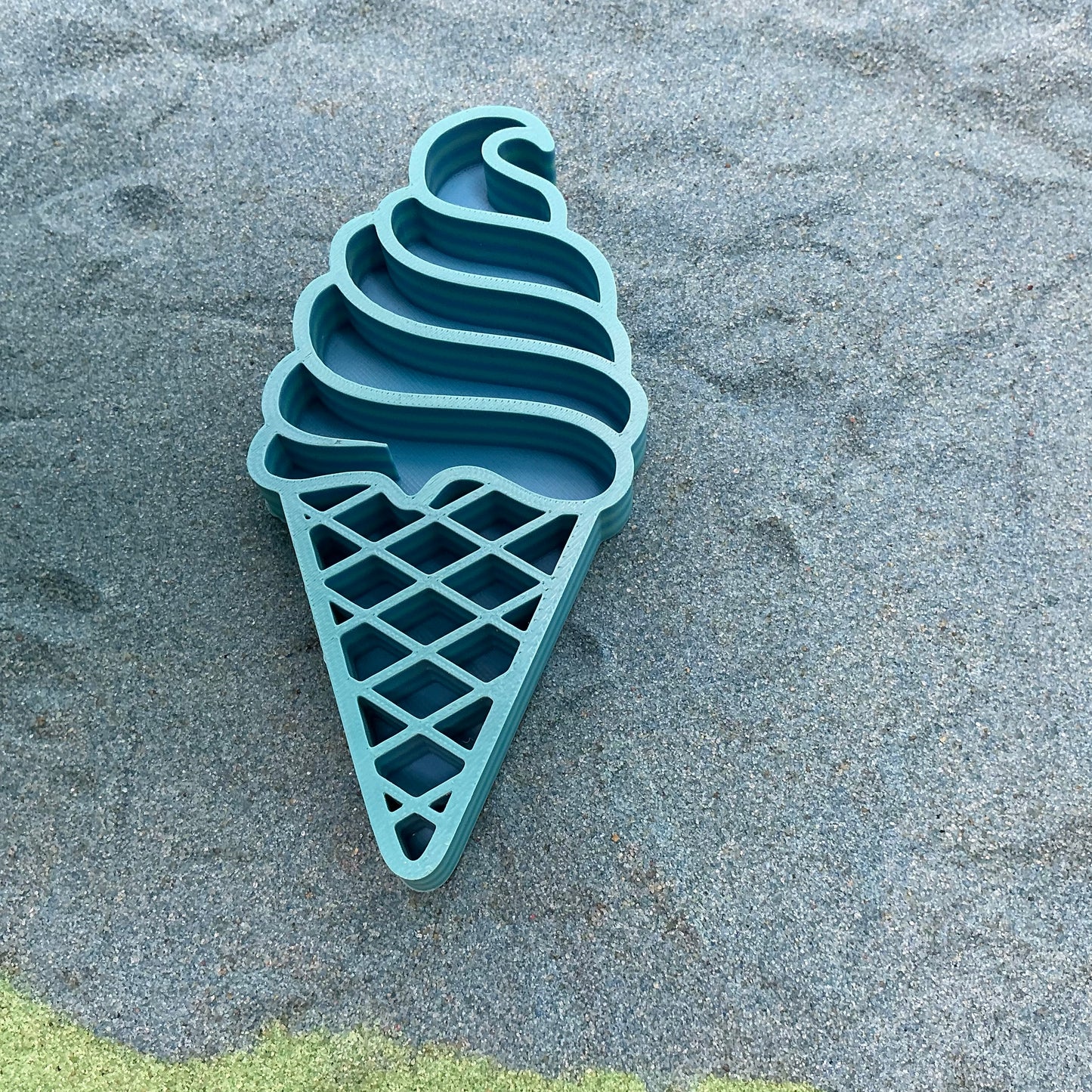 Ice Cream Sand Sensory Filling Trays