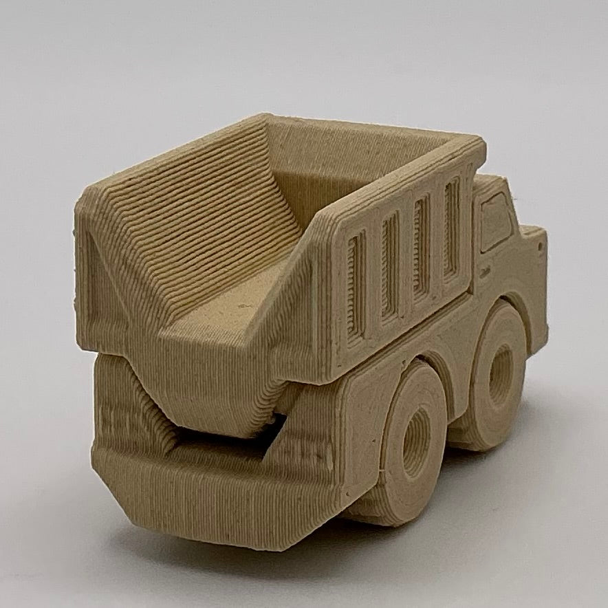 Dump Truck Mini Transport Vehicle Wood PLA