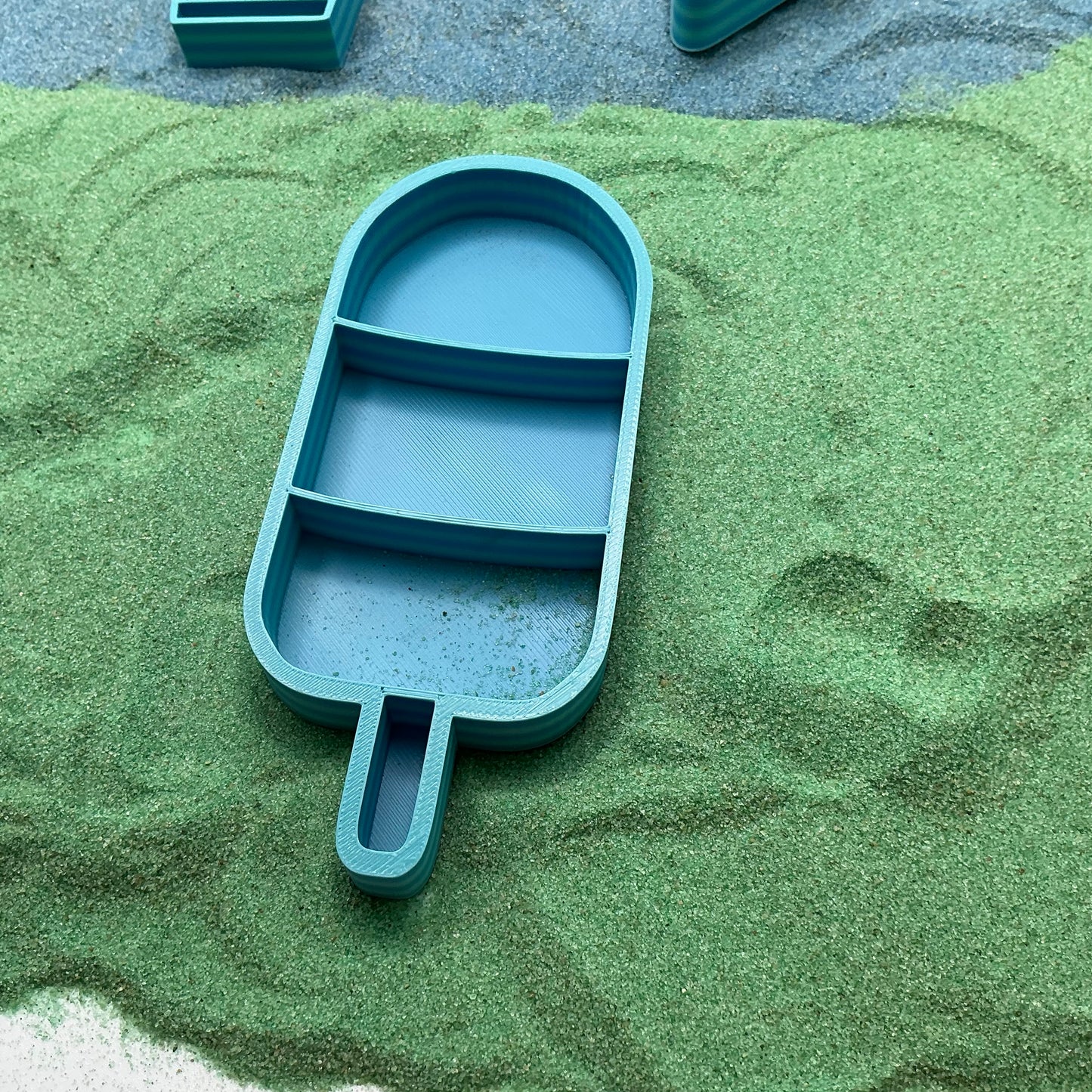 Ice Cream Sand Sensory Filling Trays