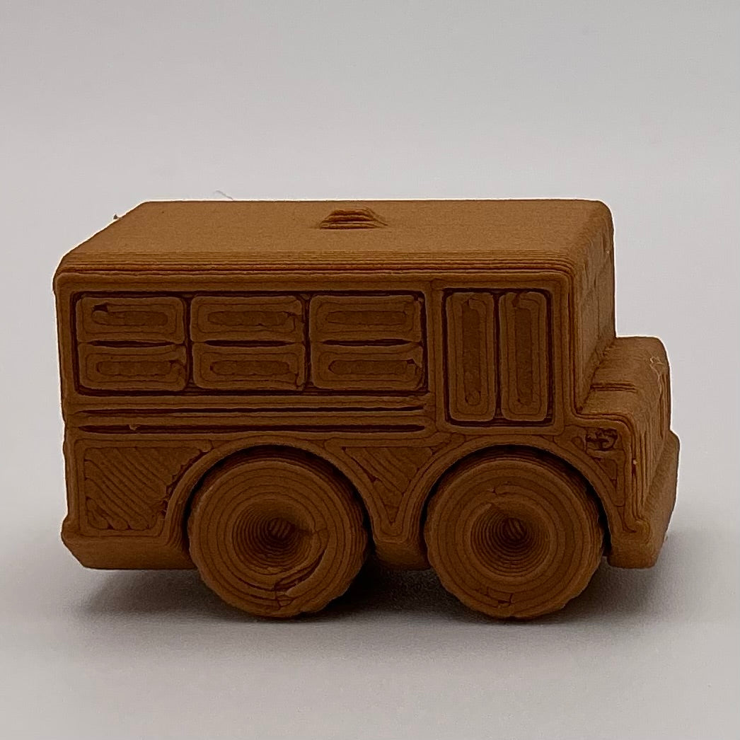 School Bus Mini Transport Vehicle Wood PLA