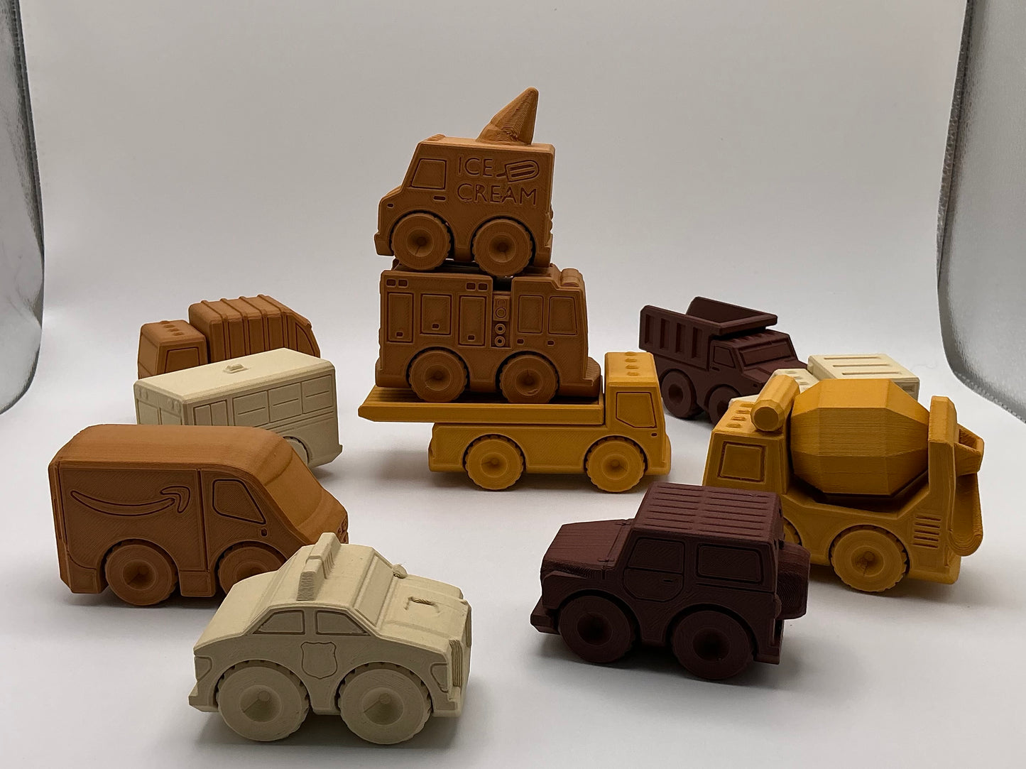Amazon Delivery Van Transport Vehicle Wood PLA