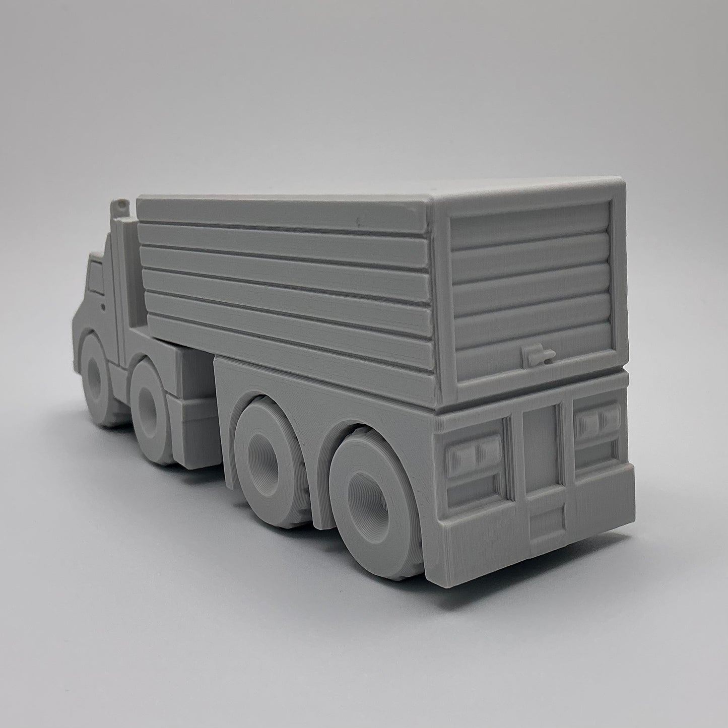 American Semi Truck Transport Vehicle