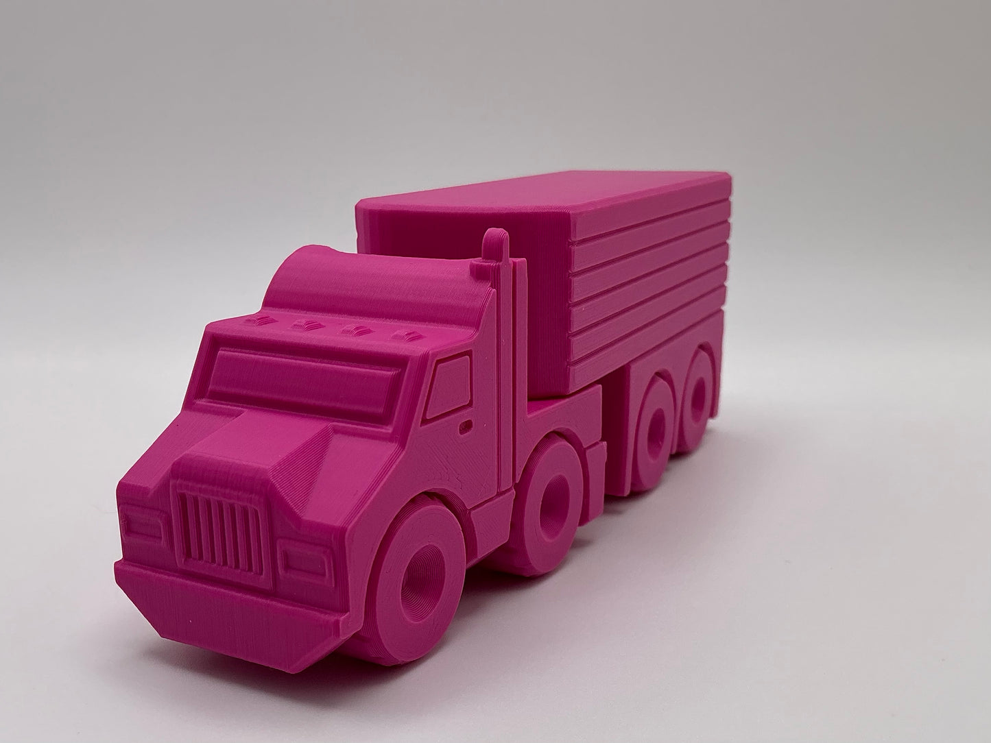 American Semi Truck Transport Vehicle