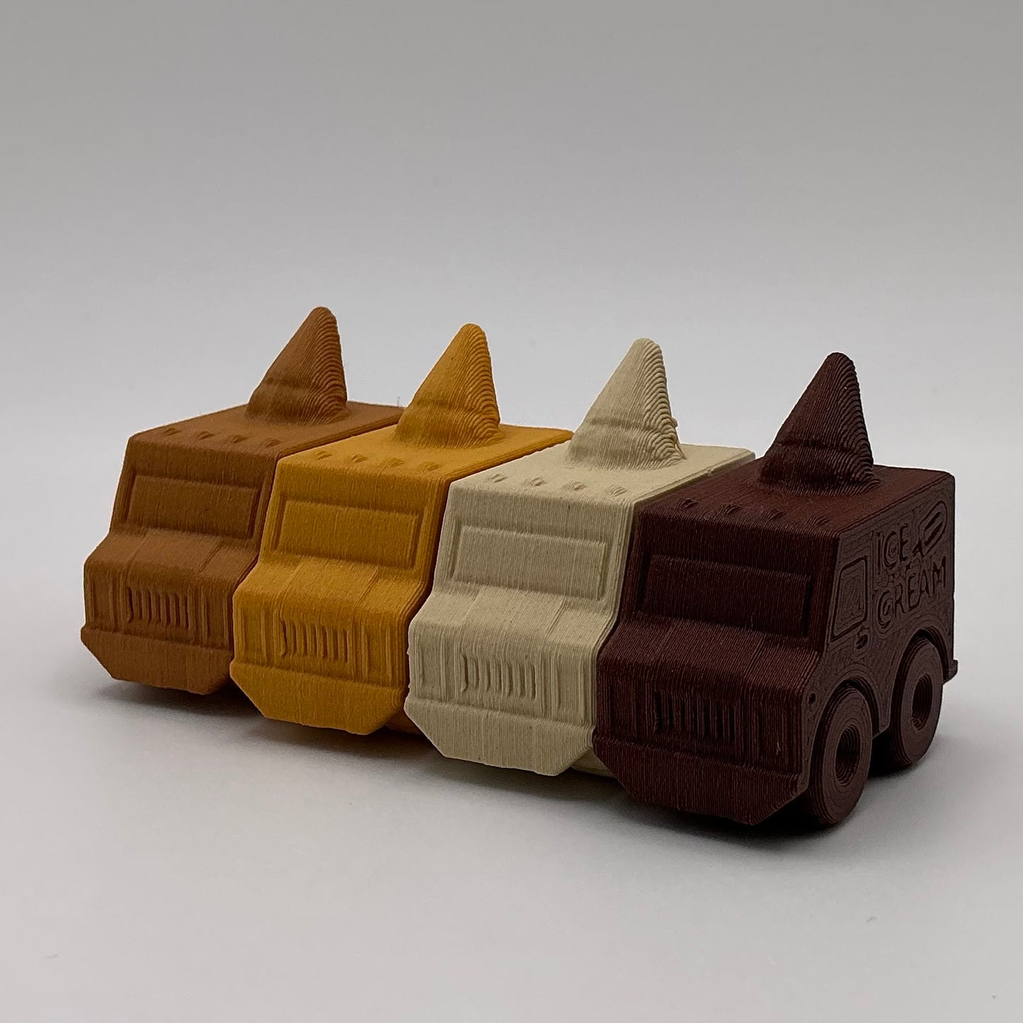 Ice Cream Van Mini Transport Vehicle Wood PLA