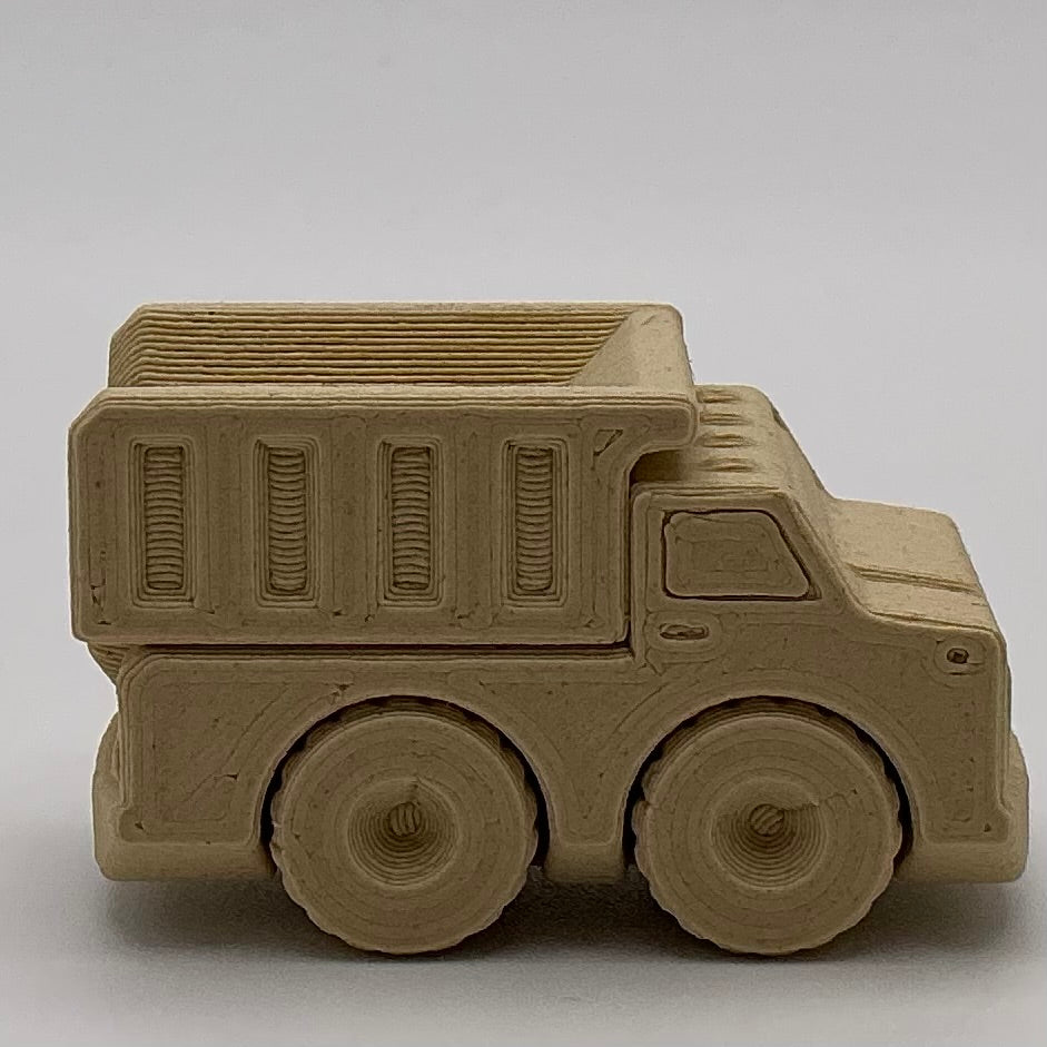 Dump Truck Mini Transport Vehicle Wood PLA