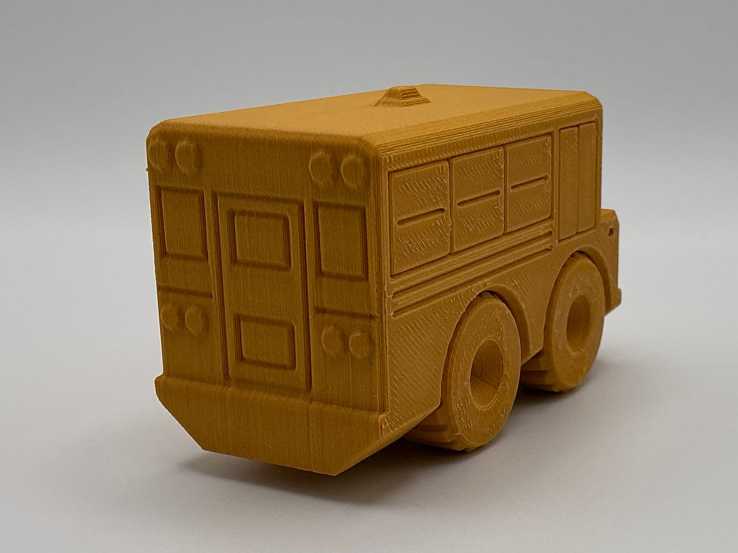 School Bus Transport Vehicle - Wood PLA