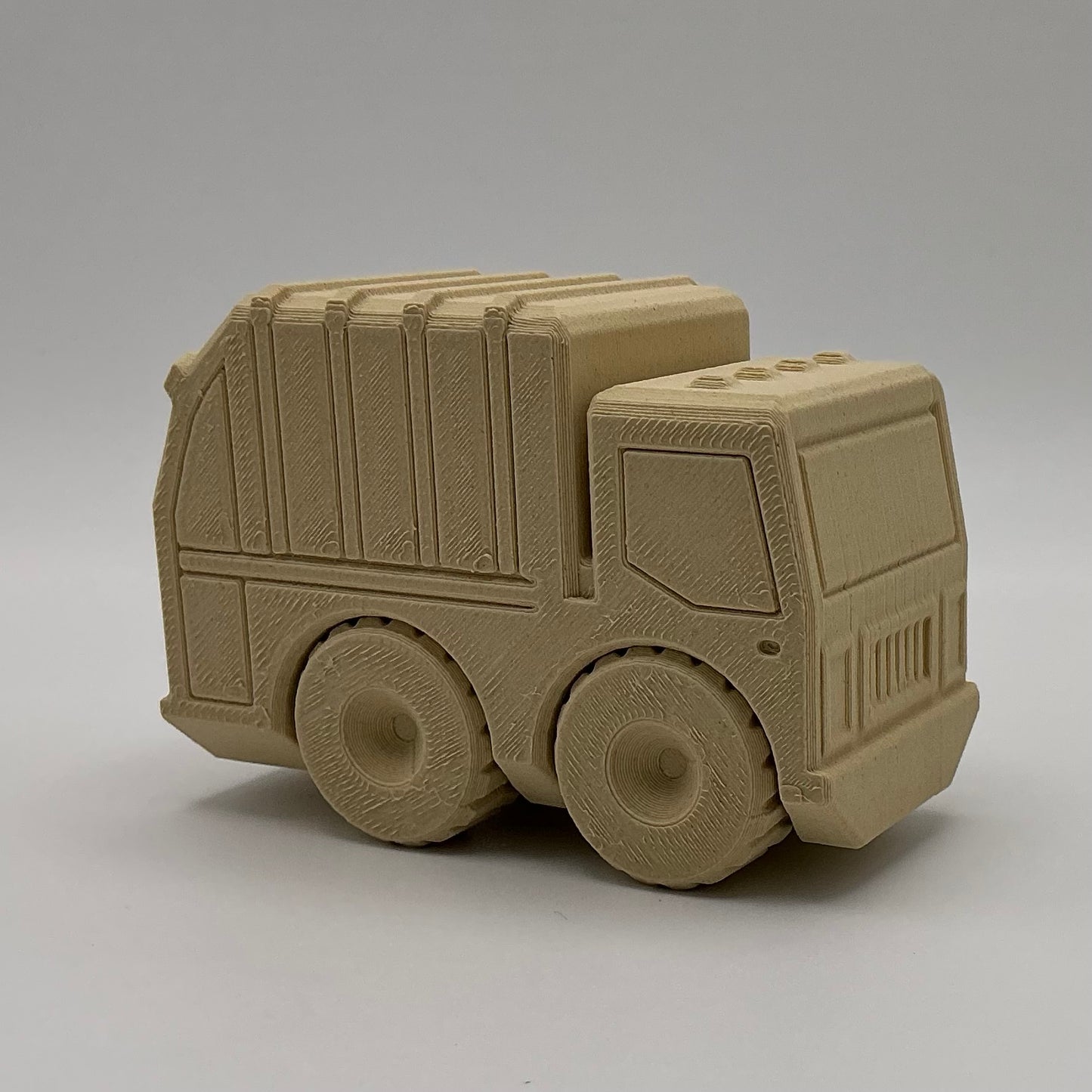 Garbage Truck Transport Vehicle - Wood PLA