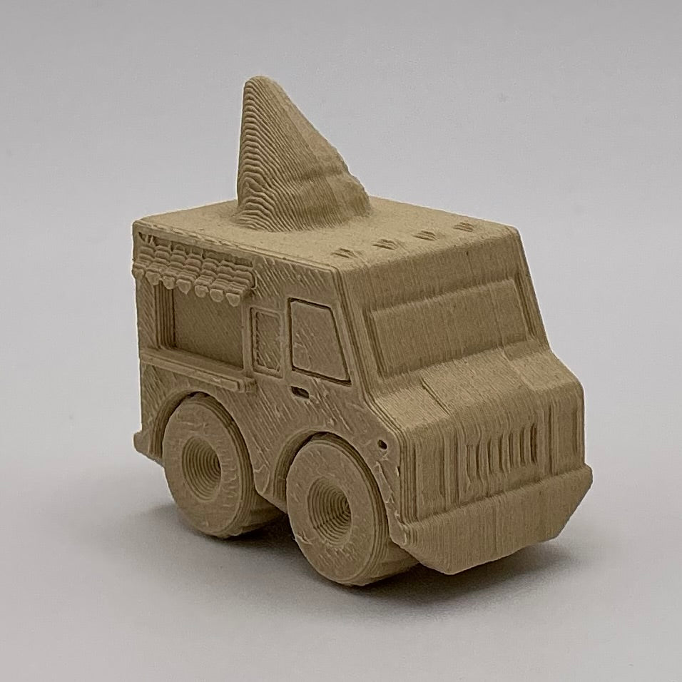 Ice Cream Van Mini Transport Vehicle Wood PLA