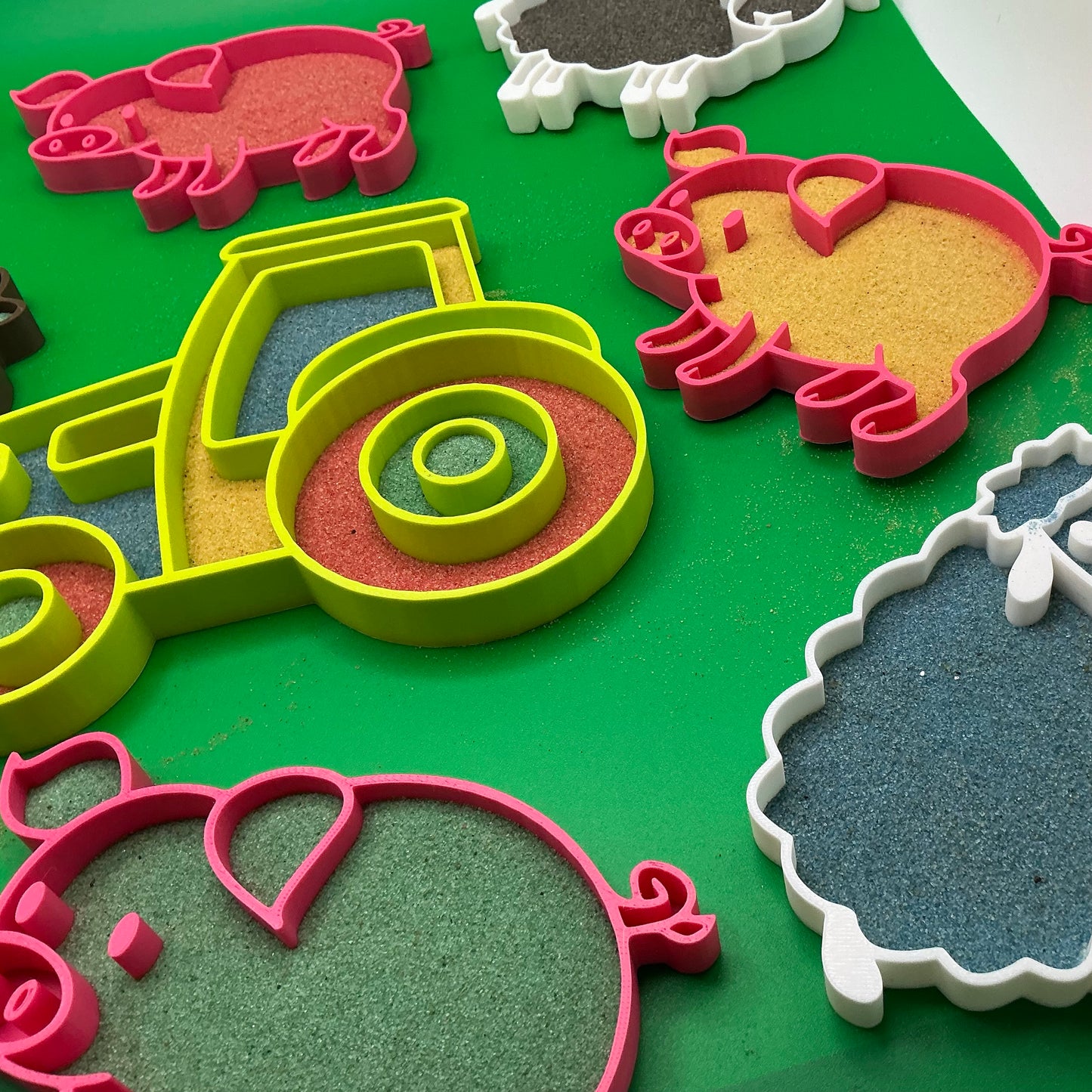 Farm & Animals Sand Sensory Filling Trays