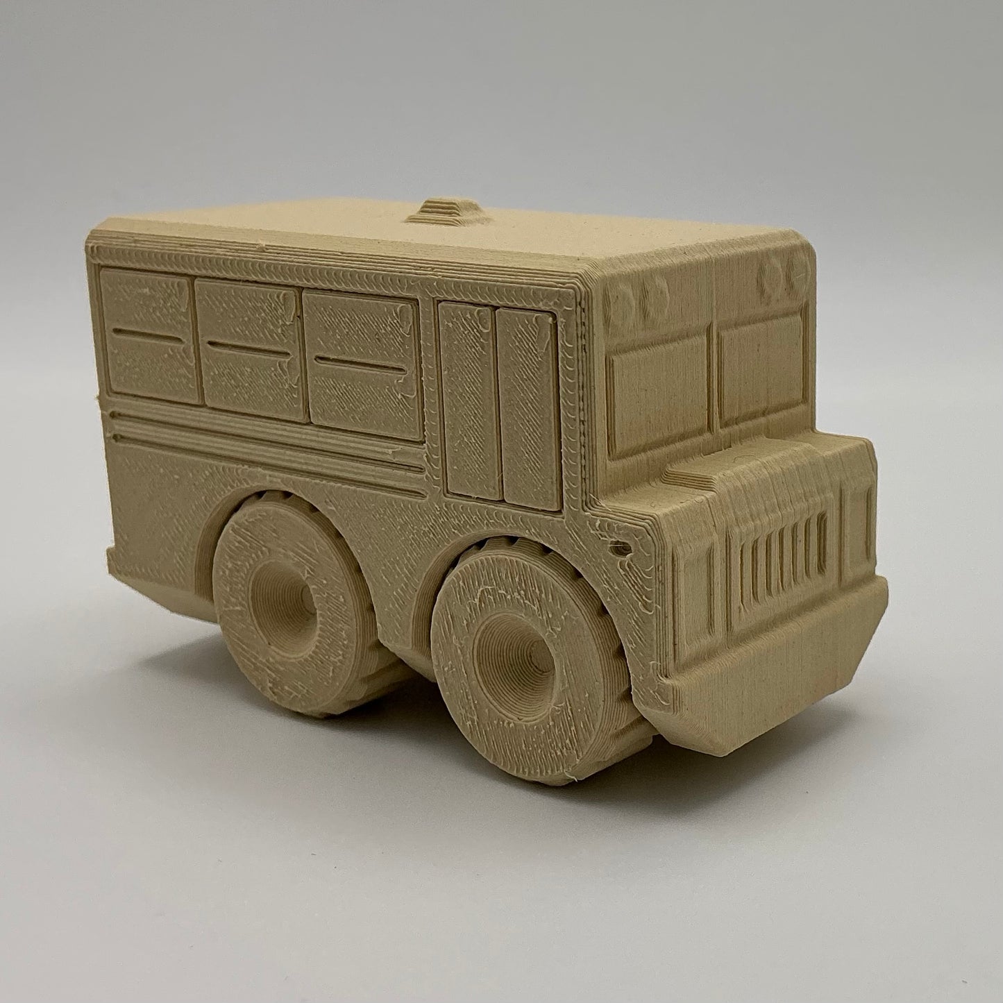 School Bus Transport Vehicle - Wood PLA