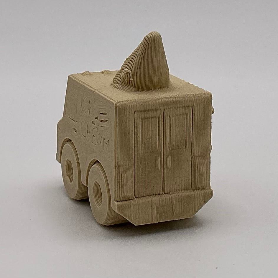 Ice Cream Van Mini Transport Vehicle Wood PLA
