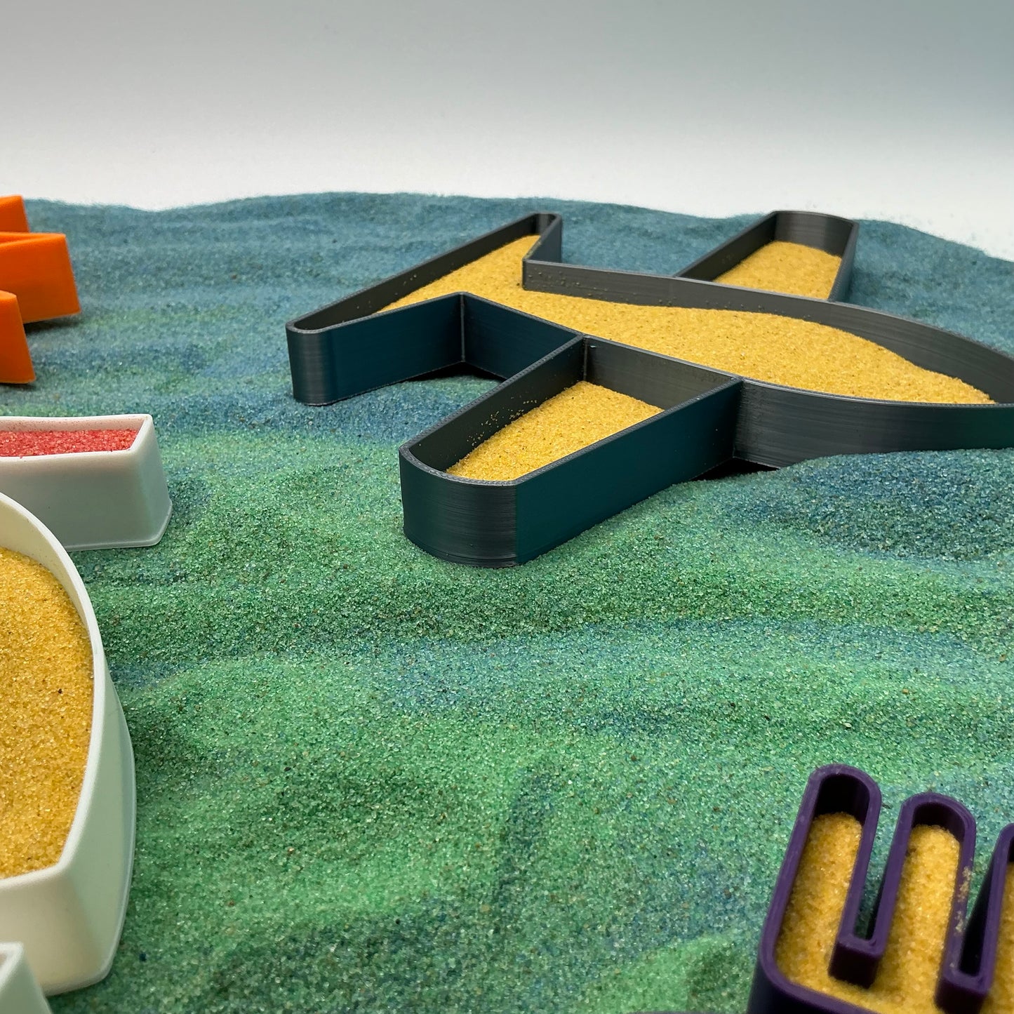Holiday Sand Sensory Filling Trays
