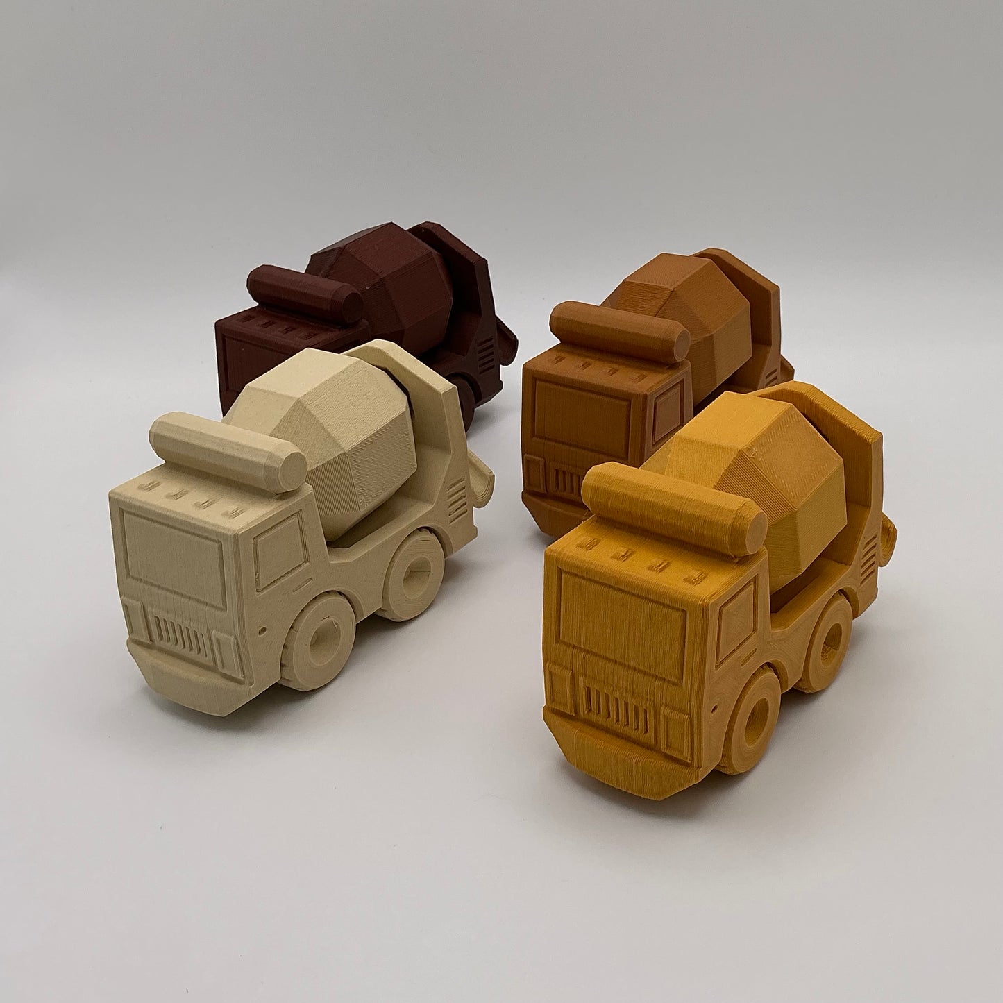 Concrete Mixer Transport Vehicle Wood PLA
