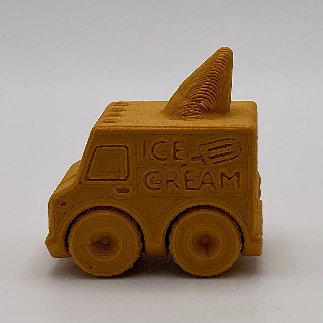 Ice Cream Van Mini Transport Vehicle Wood PLA