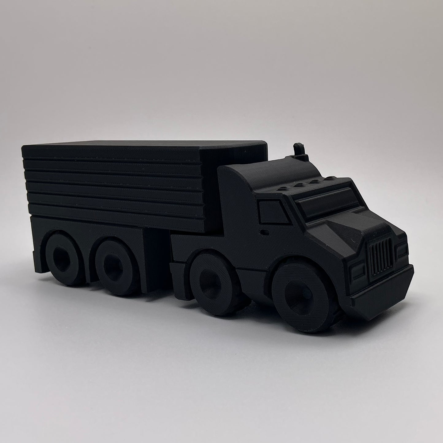 American Semi Truck Transport Vehicle