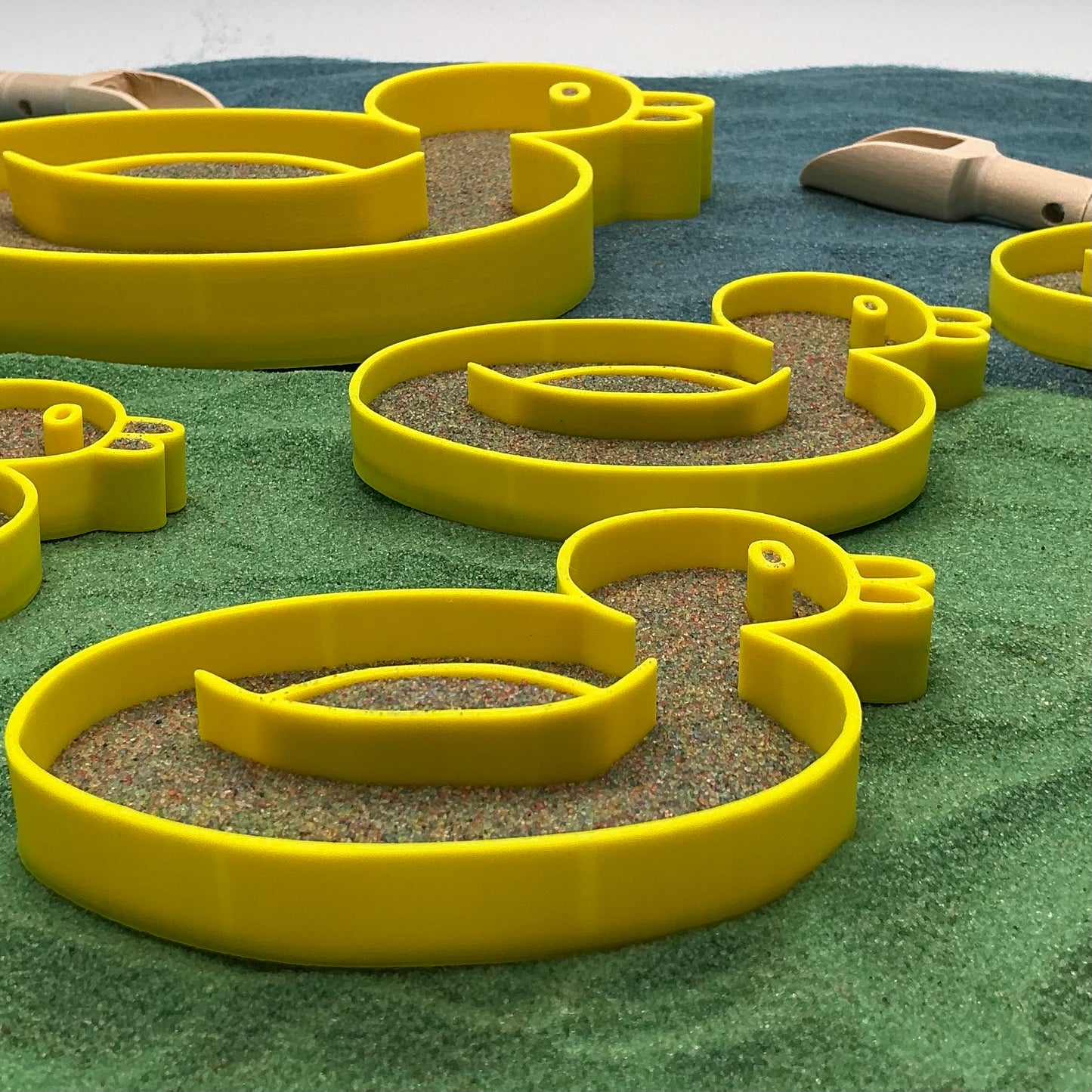 Five Little Ducks Sand Sensory Filling Trays