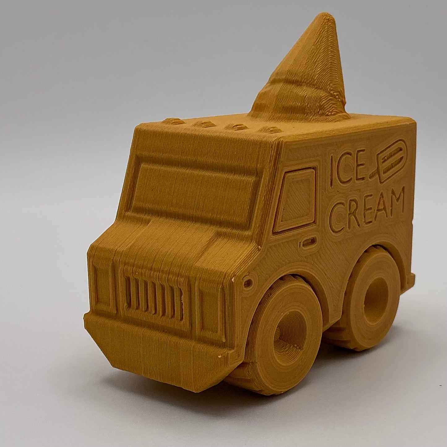 Ice Cream Van Transport Vehicle Wood PLA