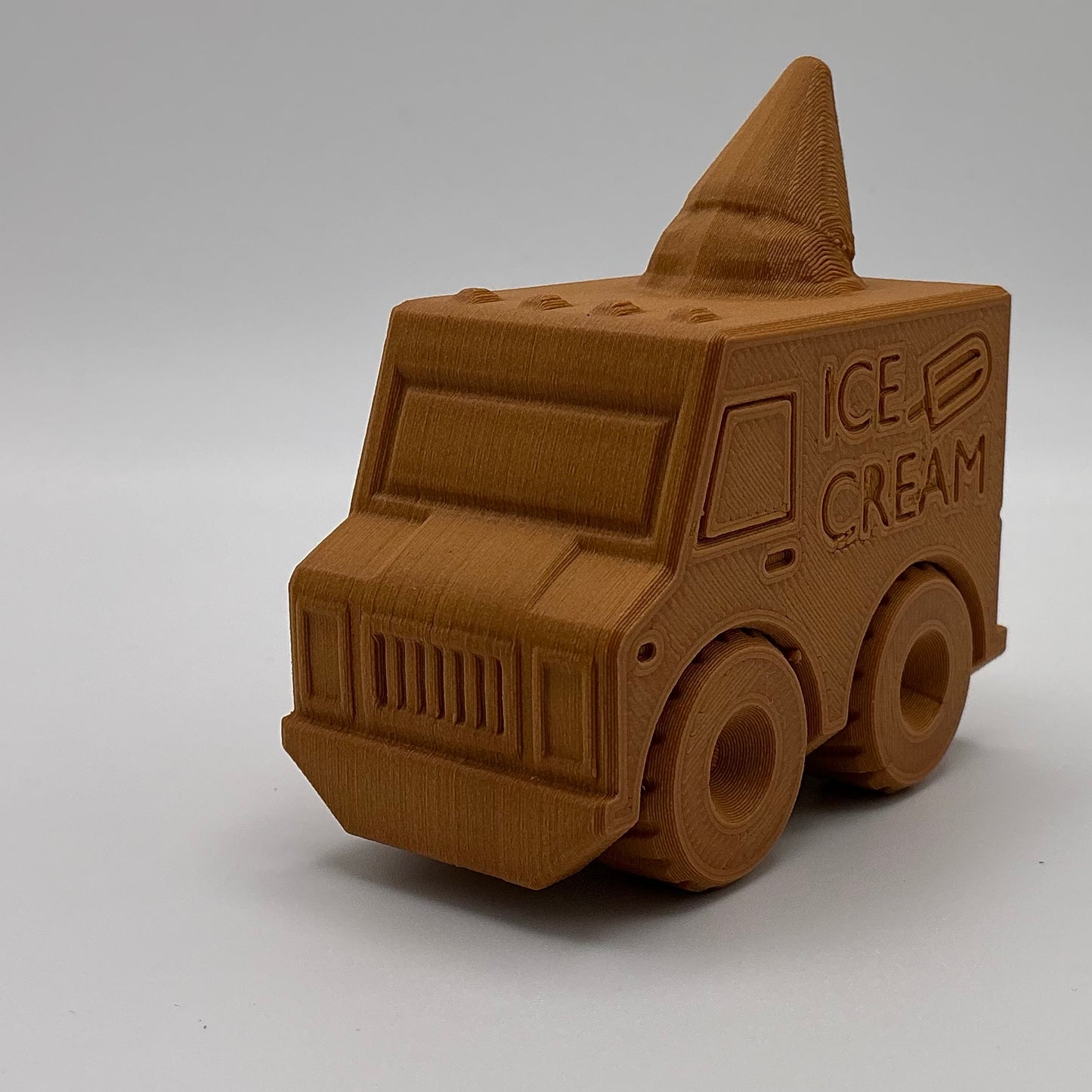 Ice Cream Van Transport Vehicle Wood PLA