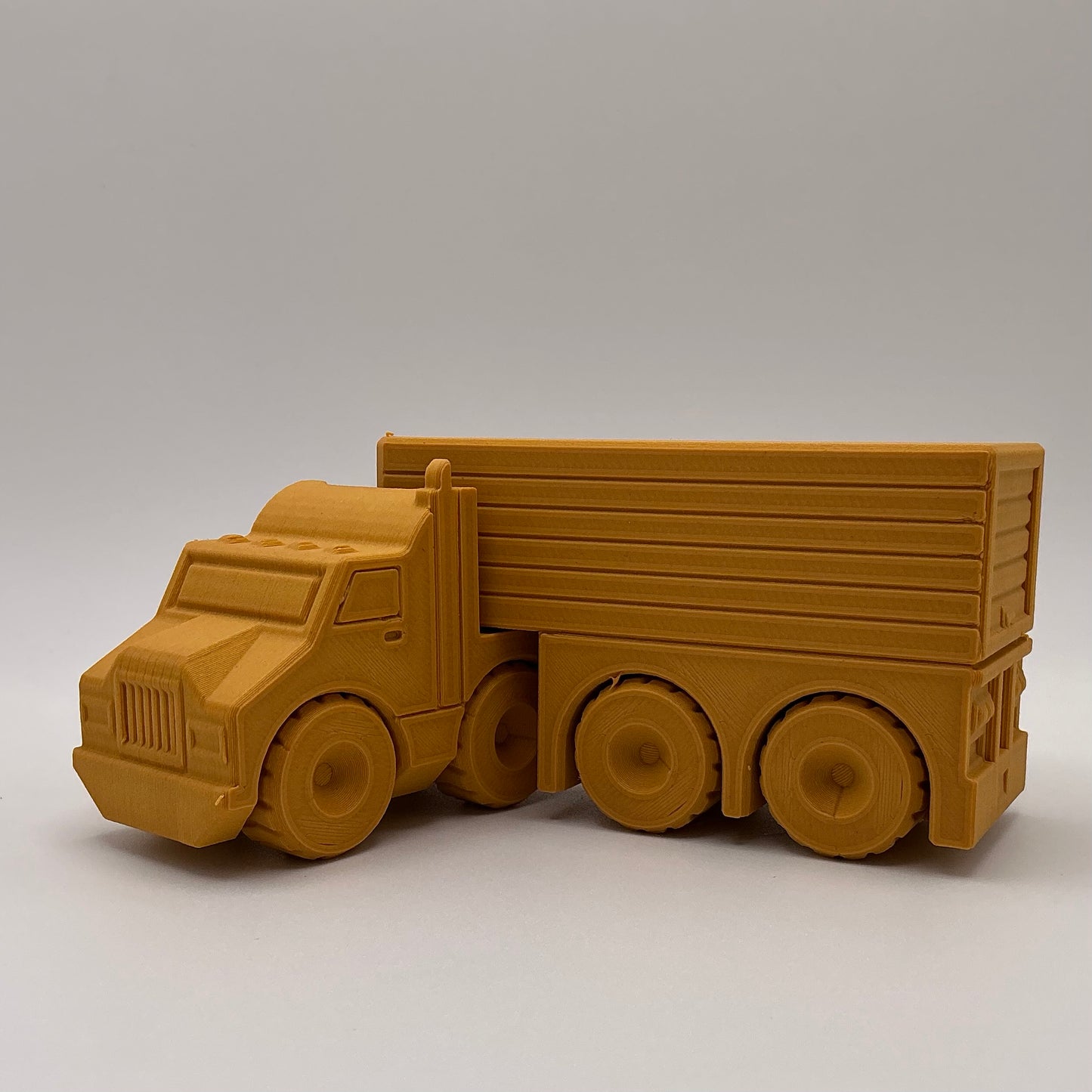 American Semi Truck Transport Vehicle - Wood PLA