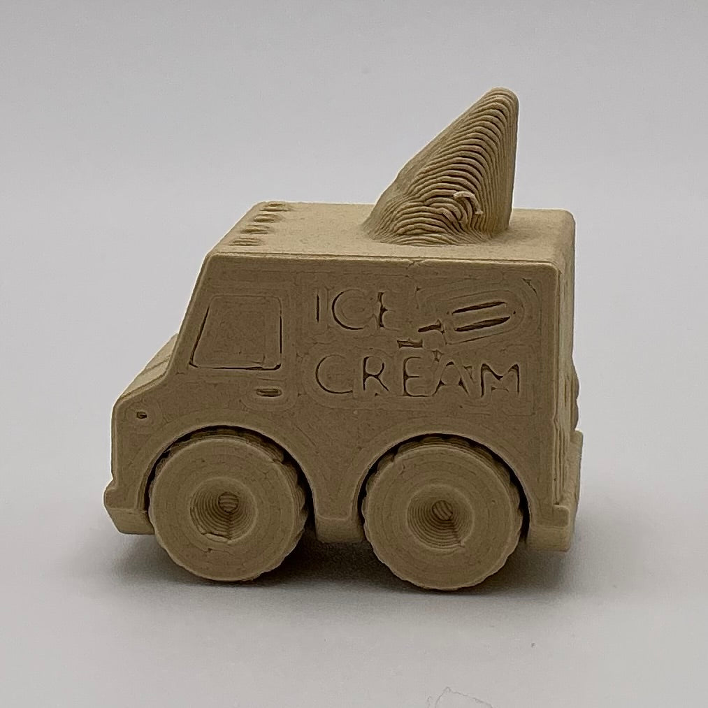 Ice Cream Van Mini Transport Vehicle Wood PLA