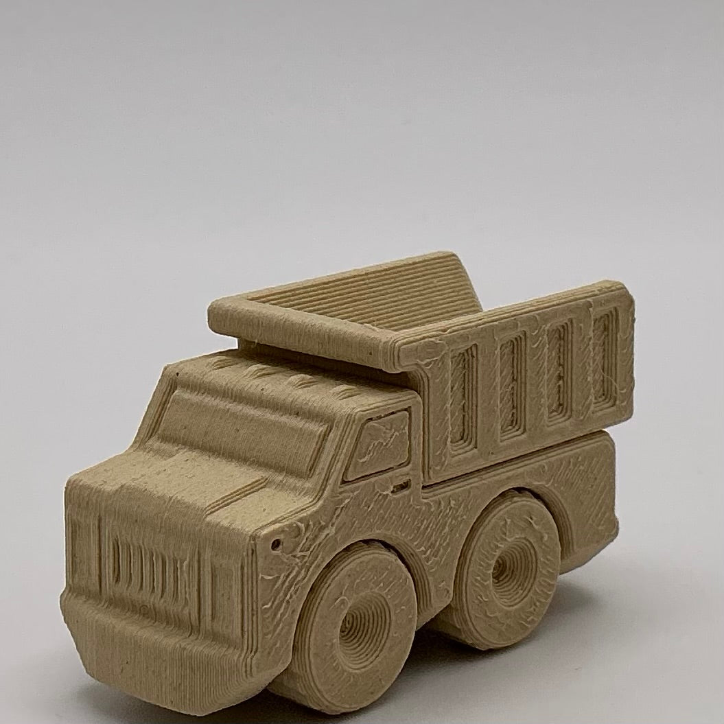 Dump Truck Mini Transport Vehicle Wood PLA