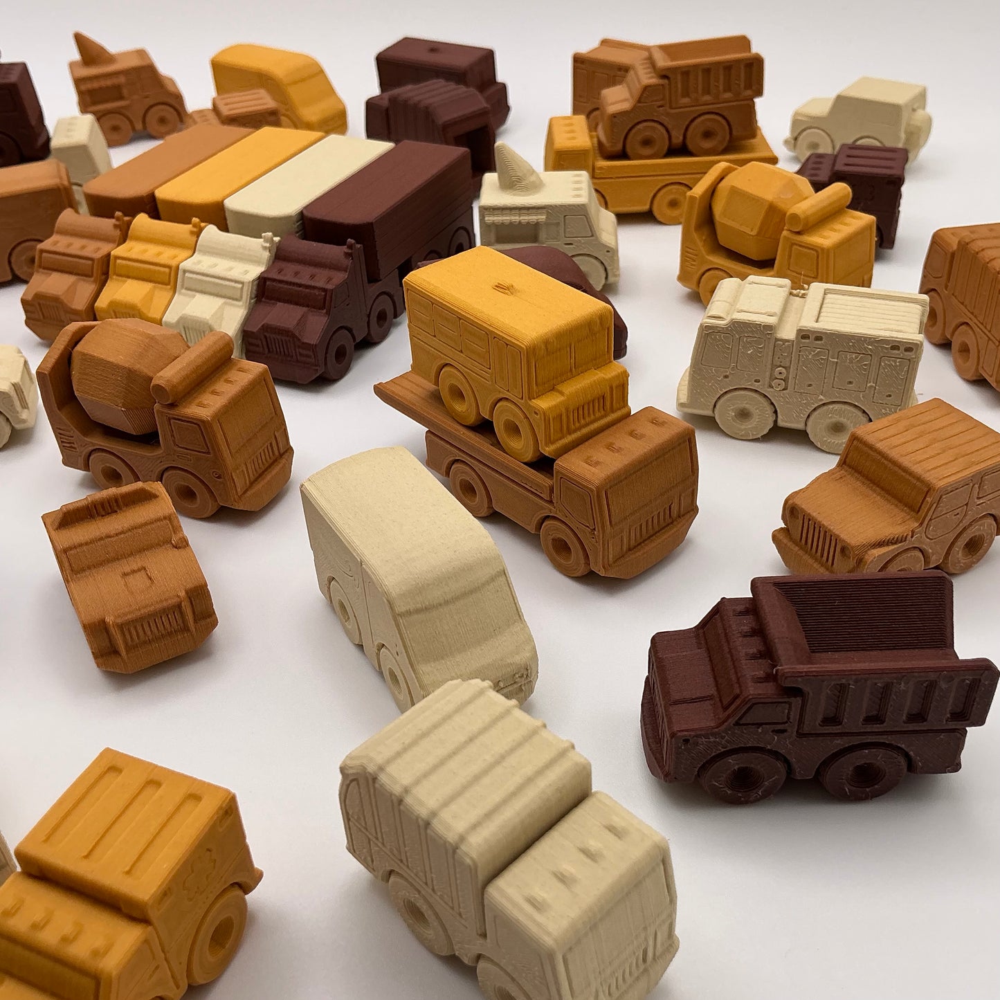 Amazon Delivery Van Truck Mini Transport Vehicle Wood PLA
