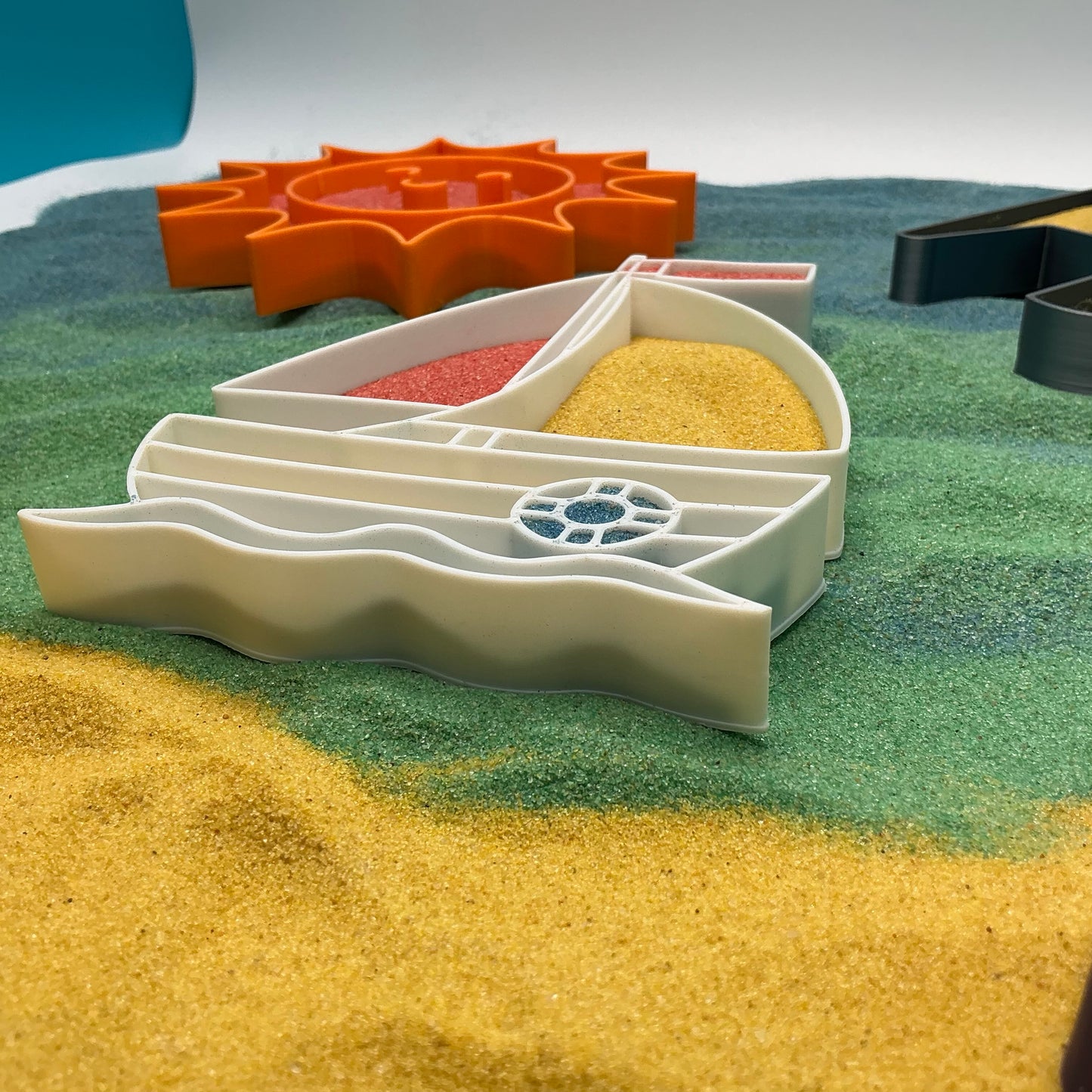 Holiday Sand Sensory Filling Trays