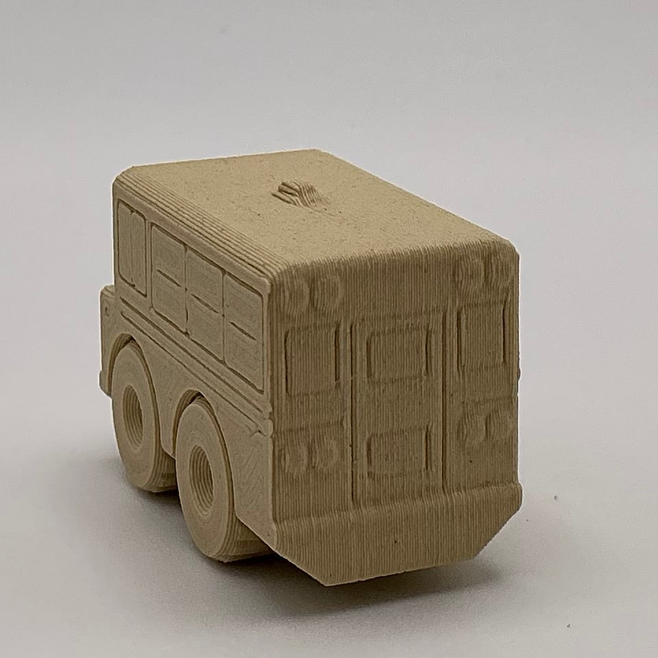School Bus Mini Transport Vehicle Wood PLA