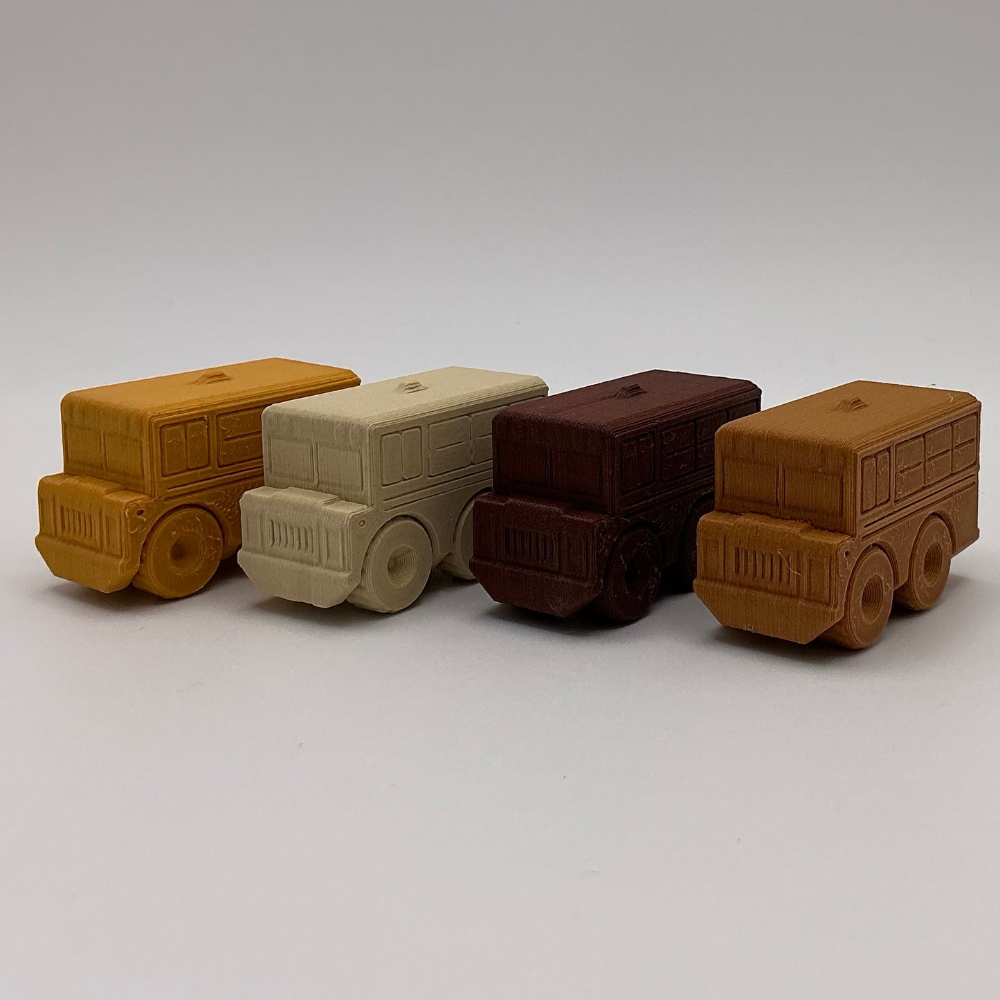 School Bus Mini Transport Vehicle Wood PLA