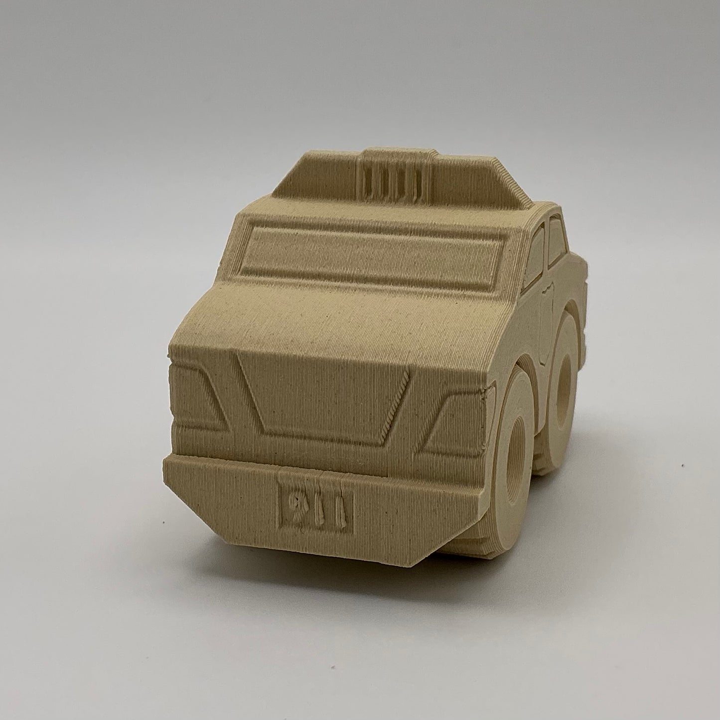 Police Car Transport Vehicle Wood PLA
