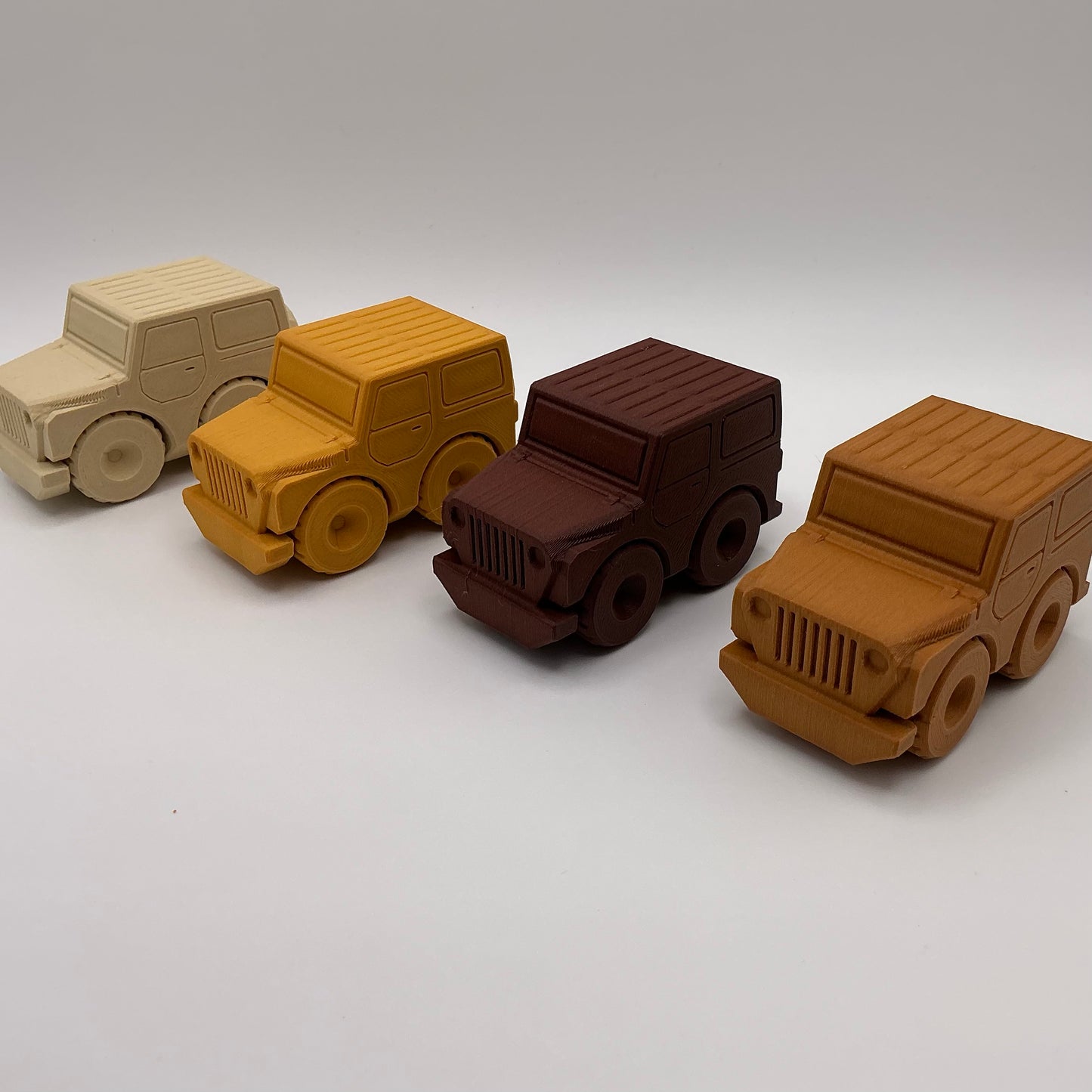 Transport Vehicles in Wood PLA