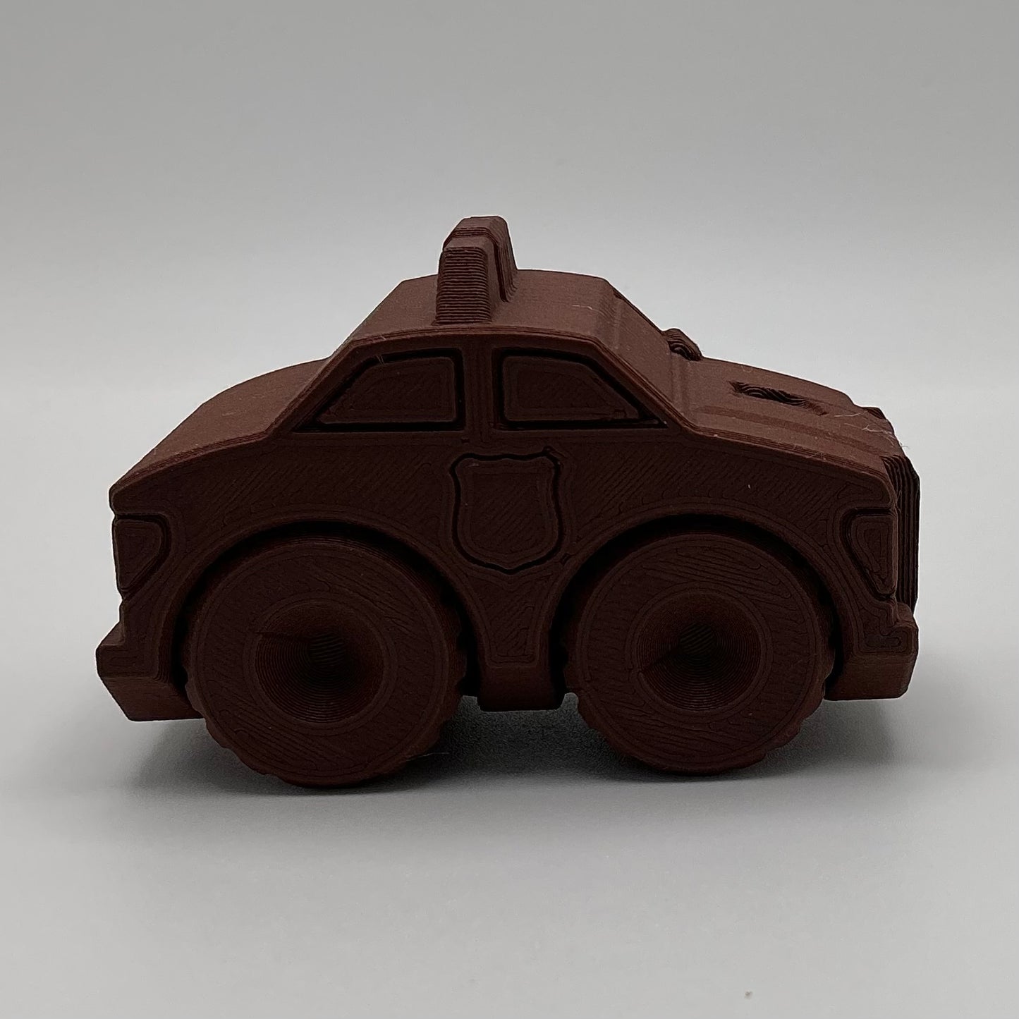 Police Car Transport Vehicle Wood PLA