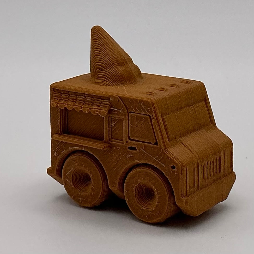 Ice Cream Van Mini Transport Vehicle Wood PLA