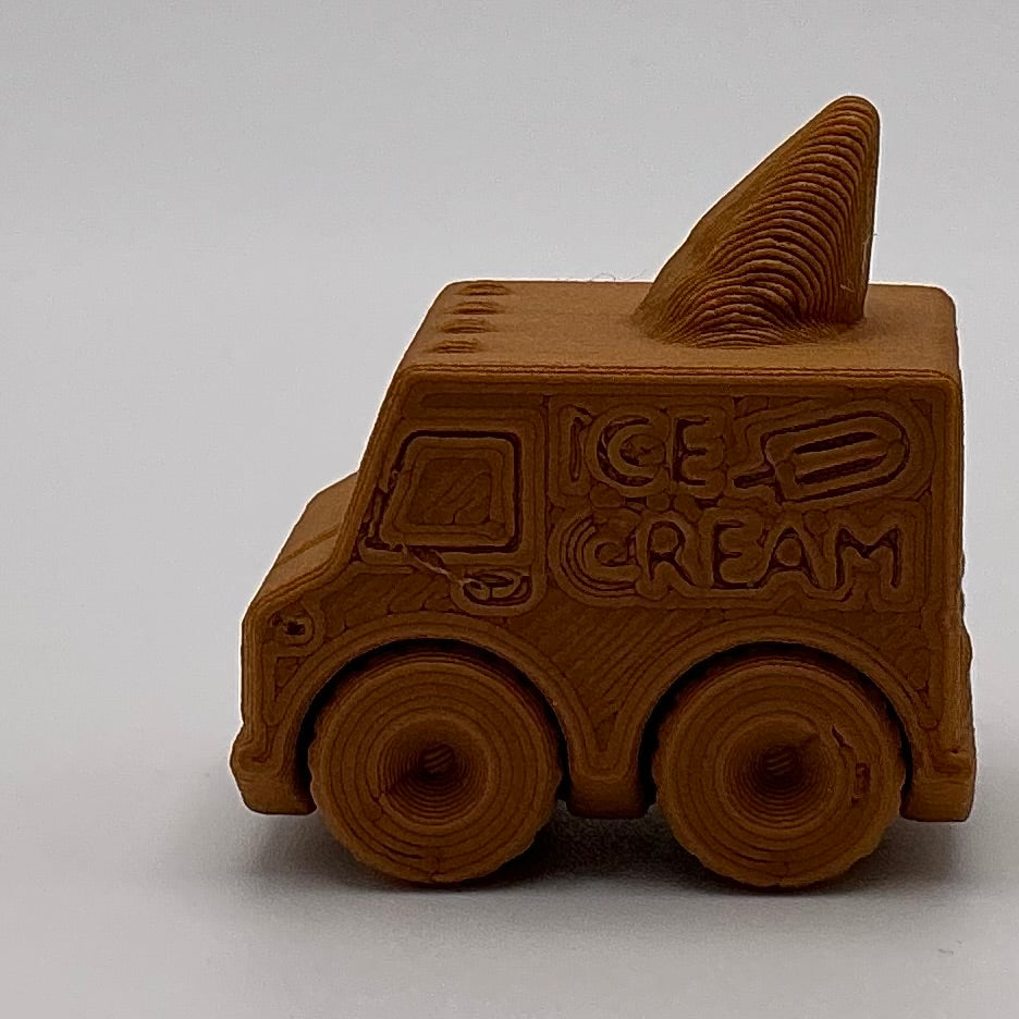 Ice Cream Van Mini Transport Vehicle Wood PLA