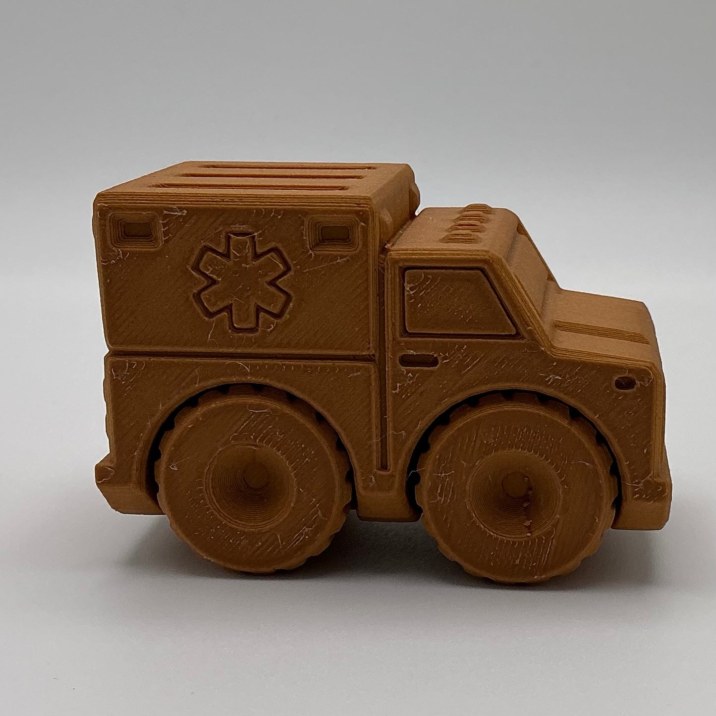 Ambulance Emergency Vehicle Wood PLA
