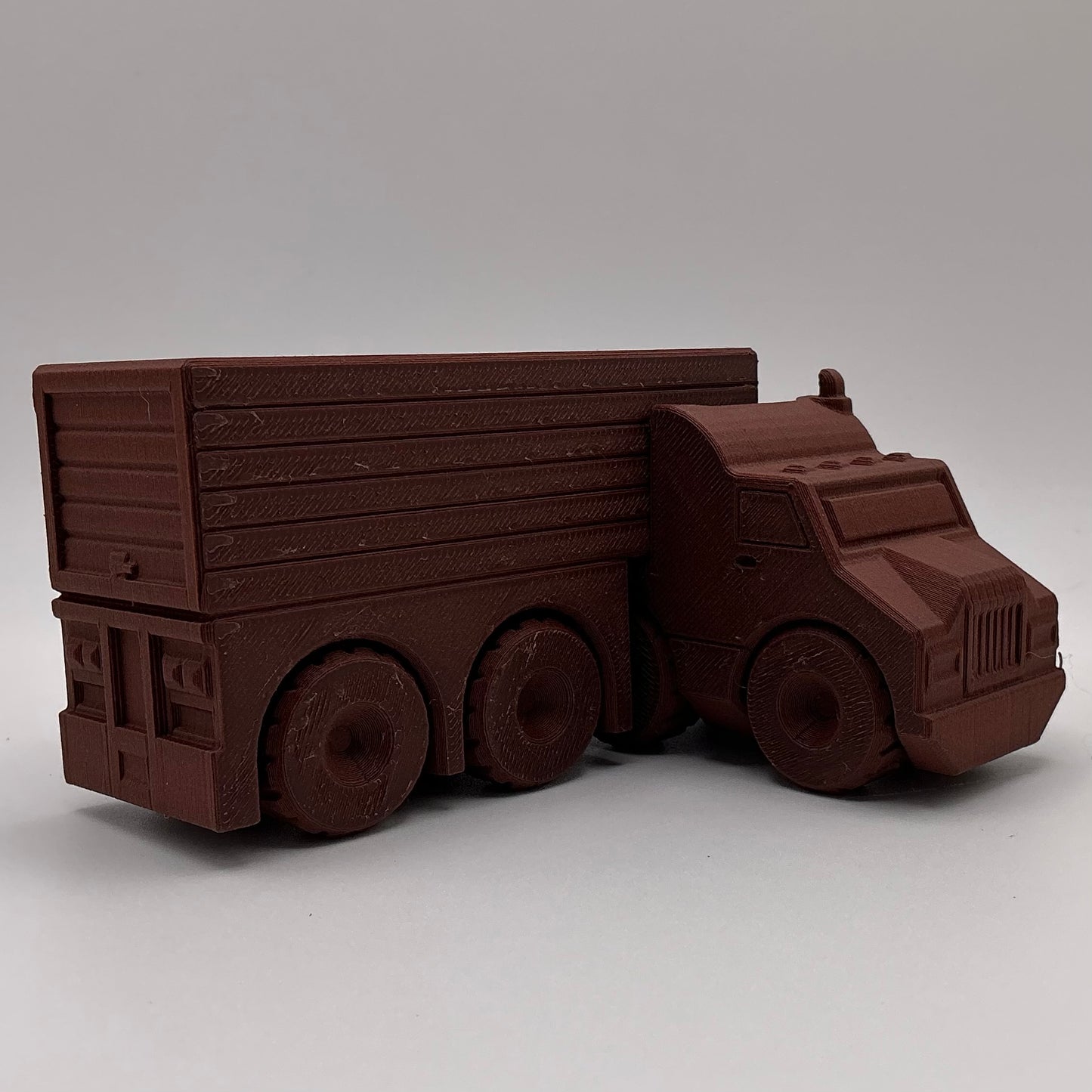 American Semi Truck Transport Vehicle - Wood PLA