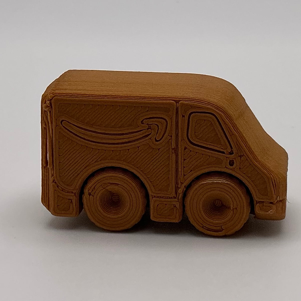 Amazon Delivery Van Truck Mini Transport Vehicle Wood PLA