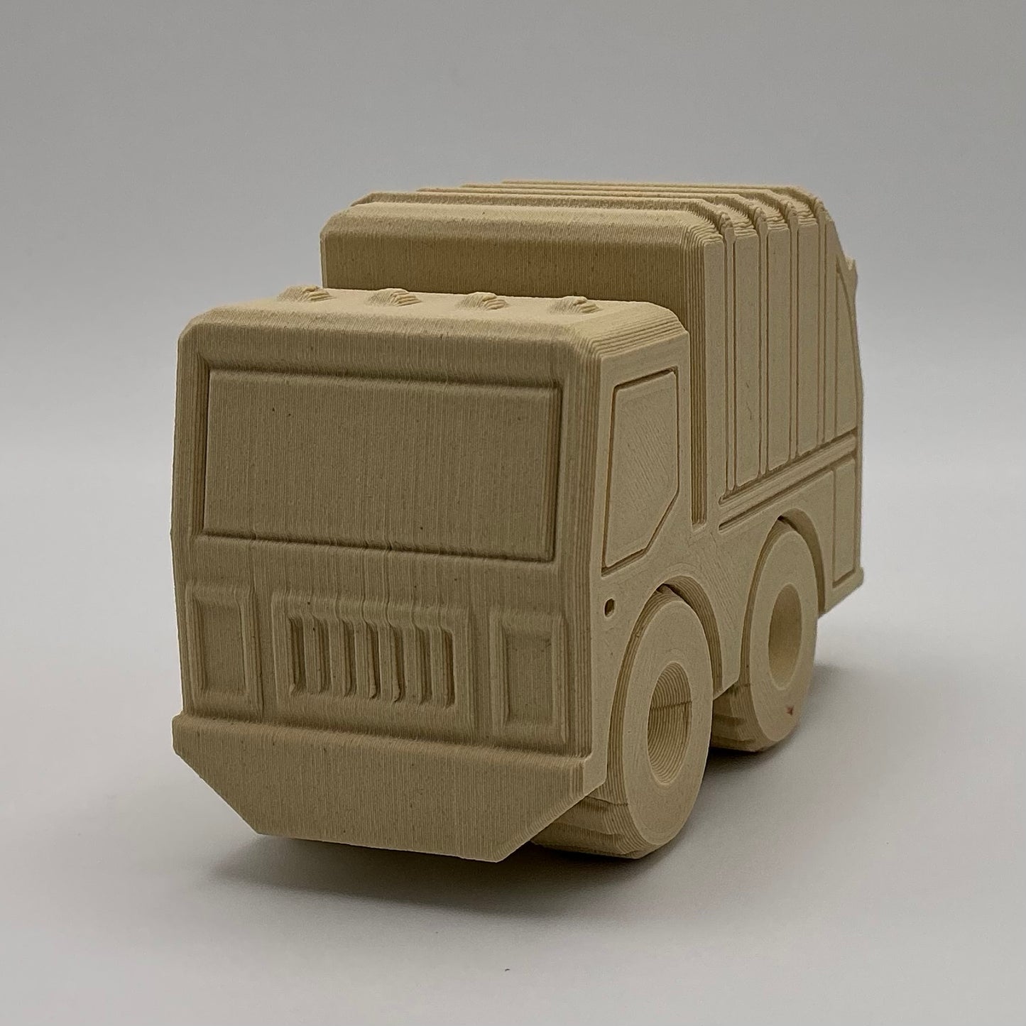 Garbage Truck Transport Vehicle - Wood PLA