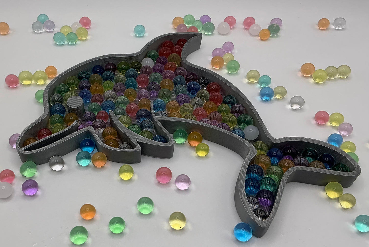 Large Sensory Filling Tray: Dolphin