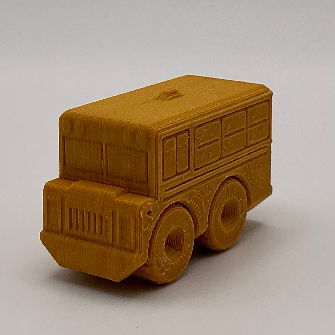 School Bus Mini Transport Vehicle Wood PLA