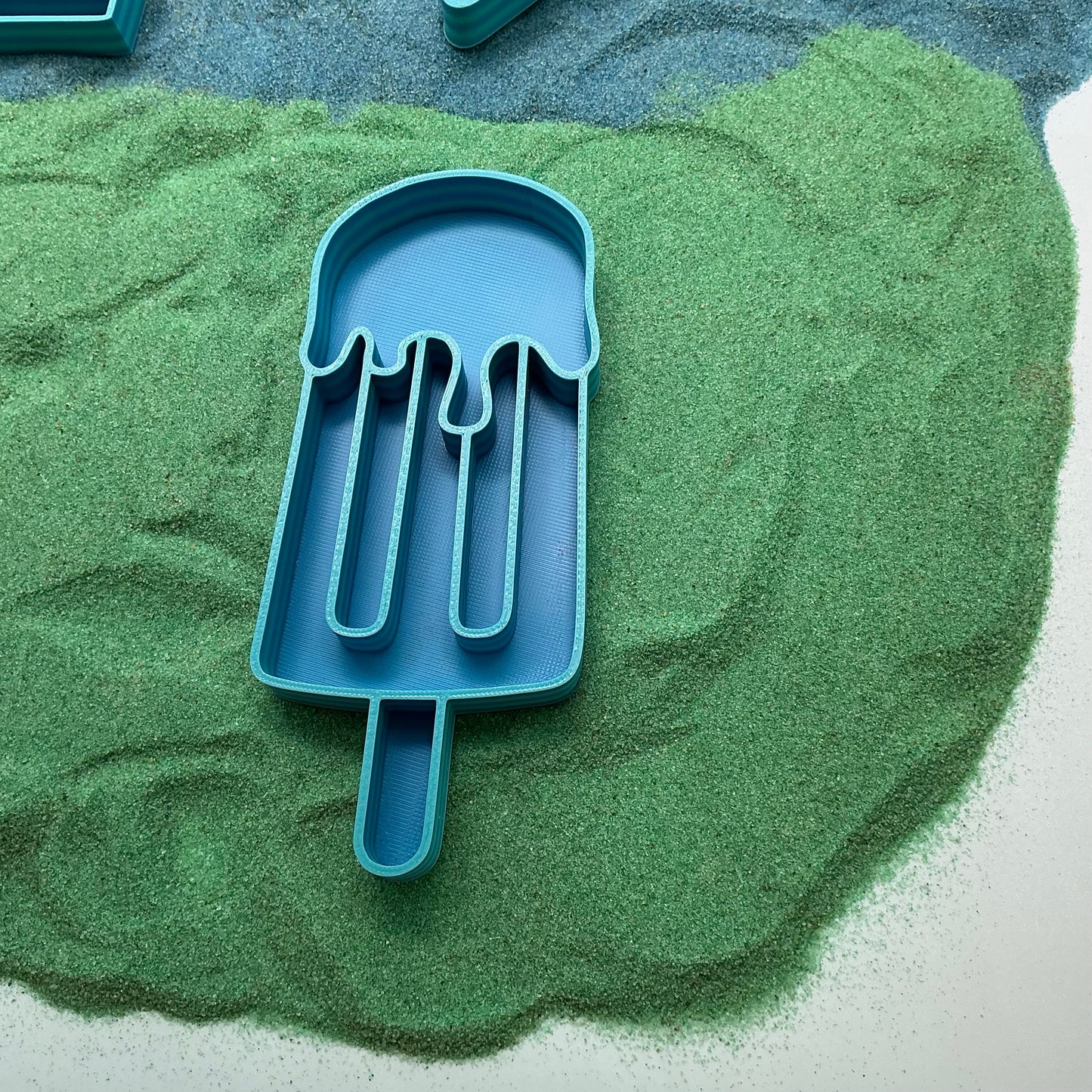 Ice Cream Sand Sensory Filling Trays