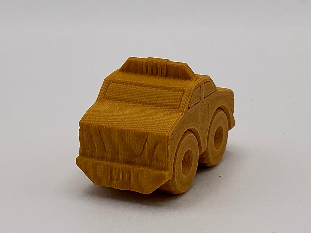Police Car Mini Transport Vehicle Wood PLA
