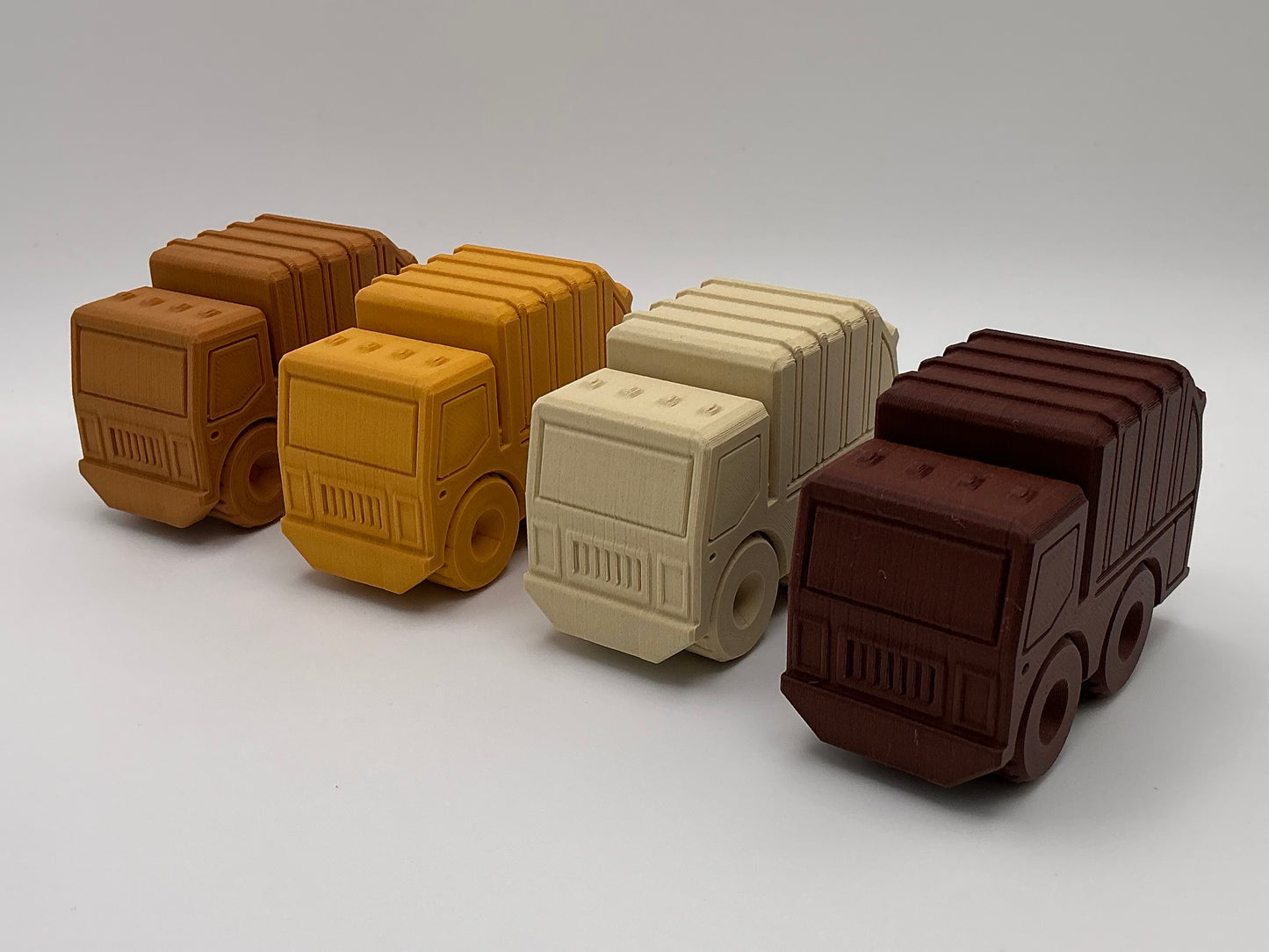 Garbage Truck Transport Vehicle - Wood PLA