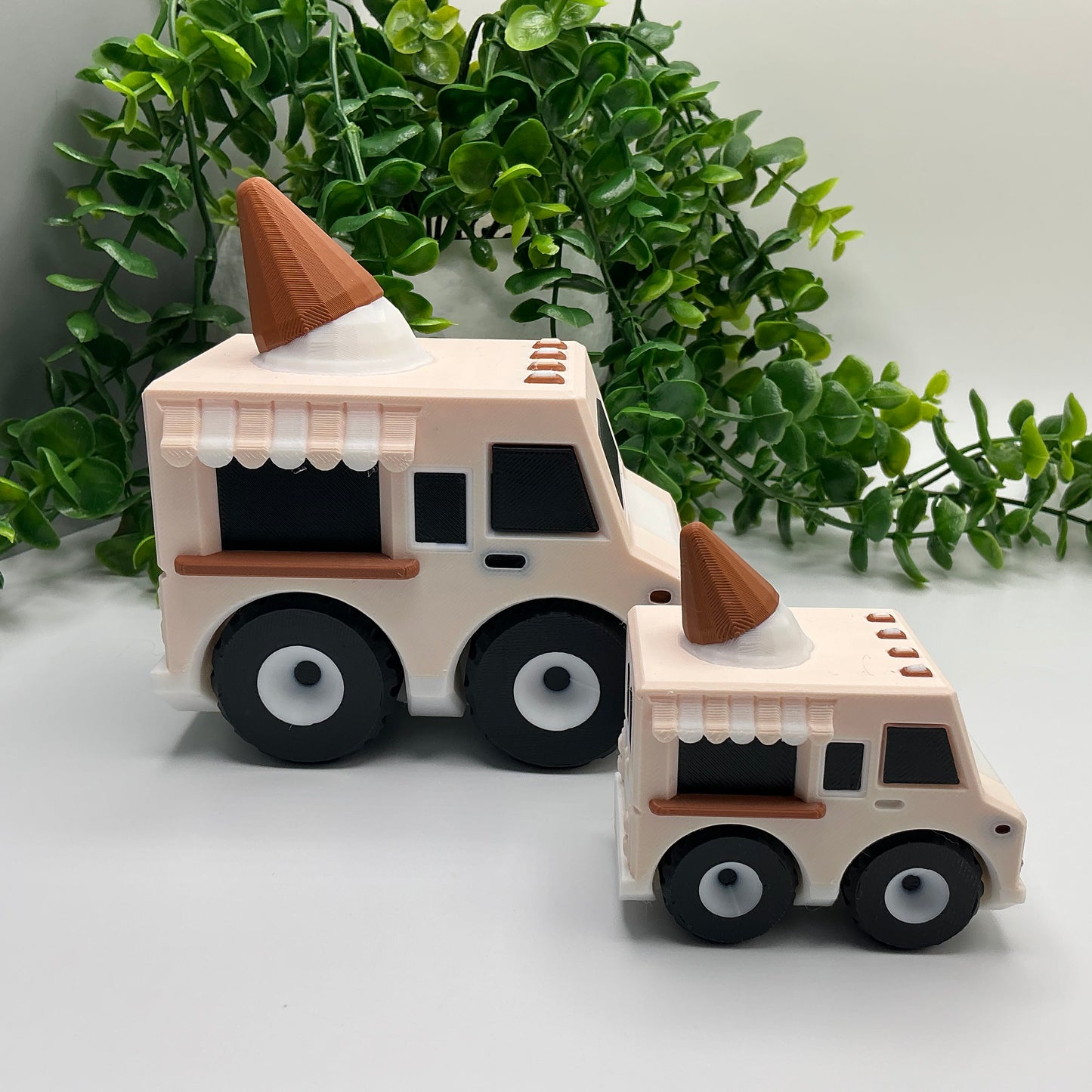 Large Ice Cream Van Truck Vehicle 3D Printed Multi Coloured Vehicle Indoor & Out - View 8