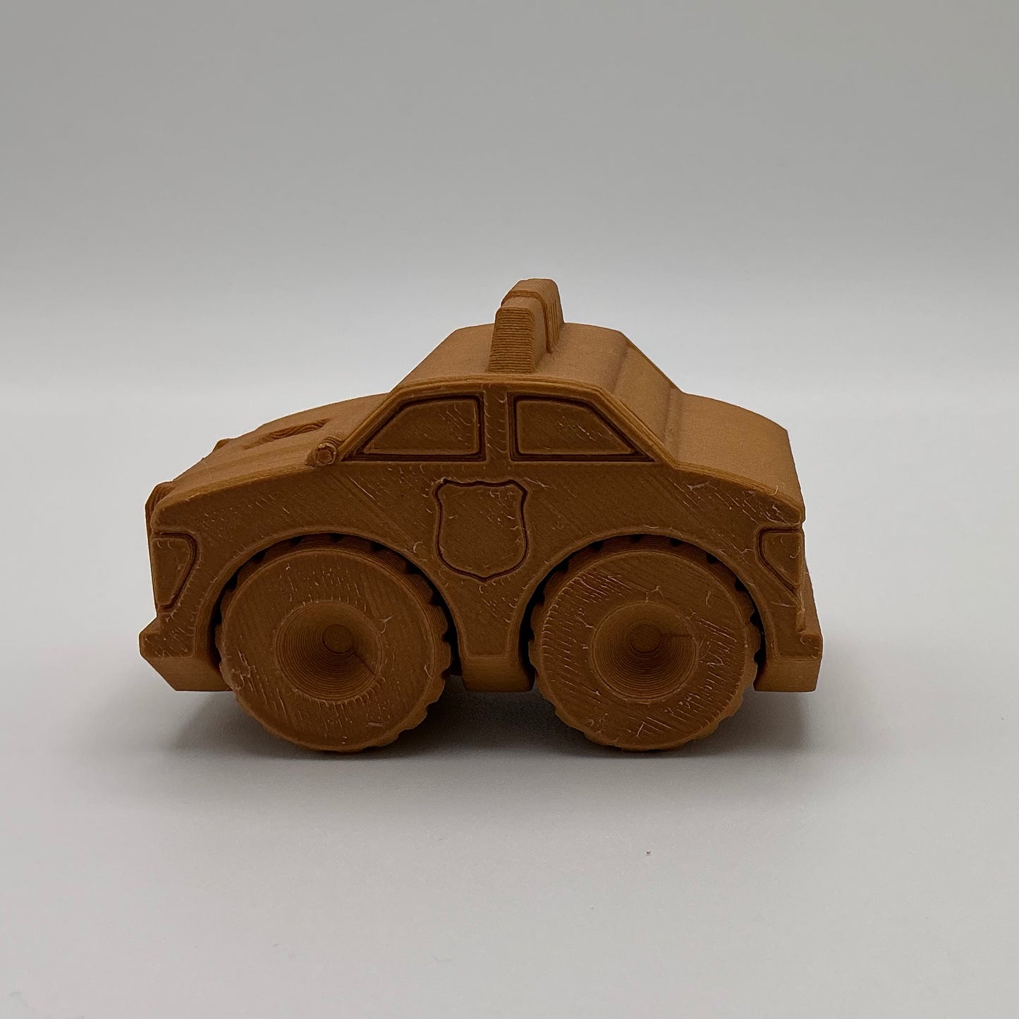 Police Car Transport Vehicle Wood PLA