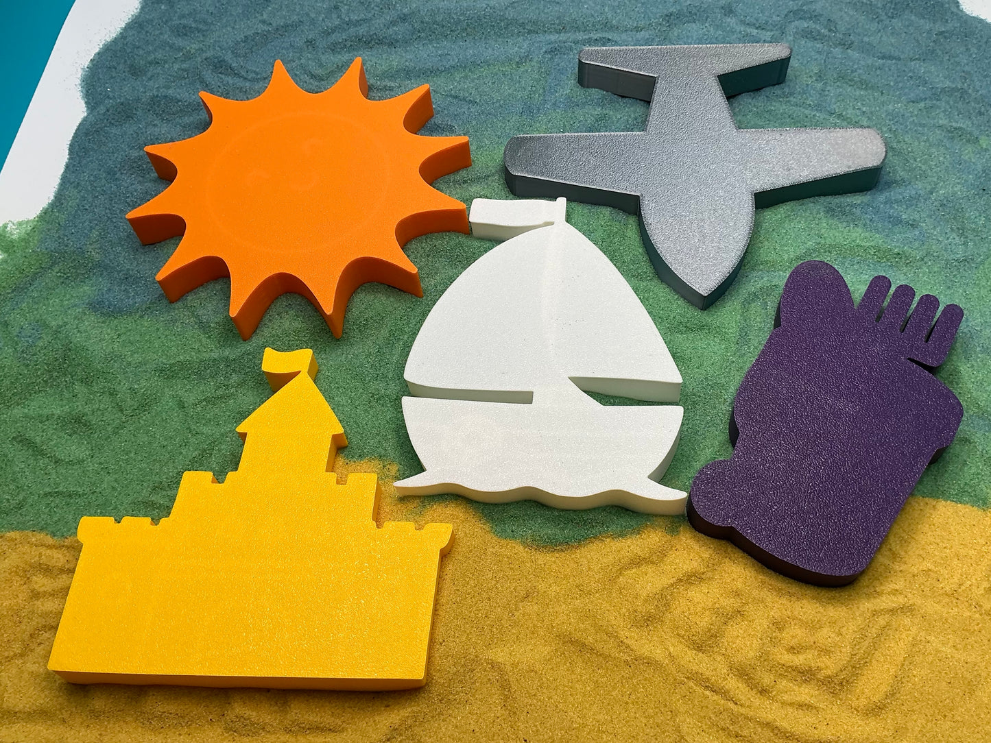 Holiday Sand Sensory Filling Trays
