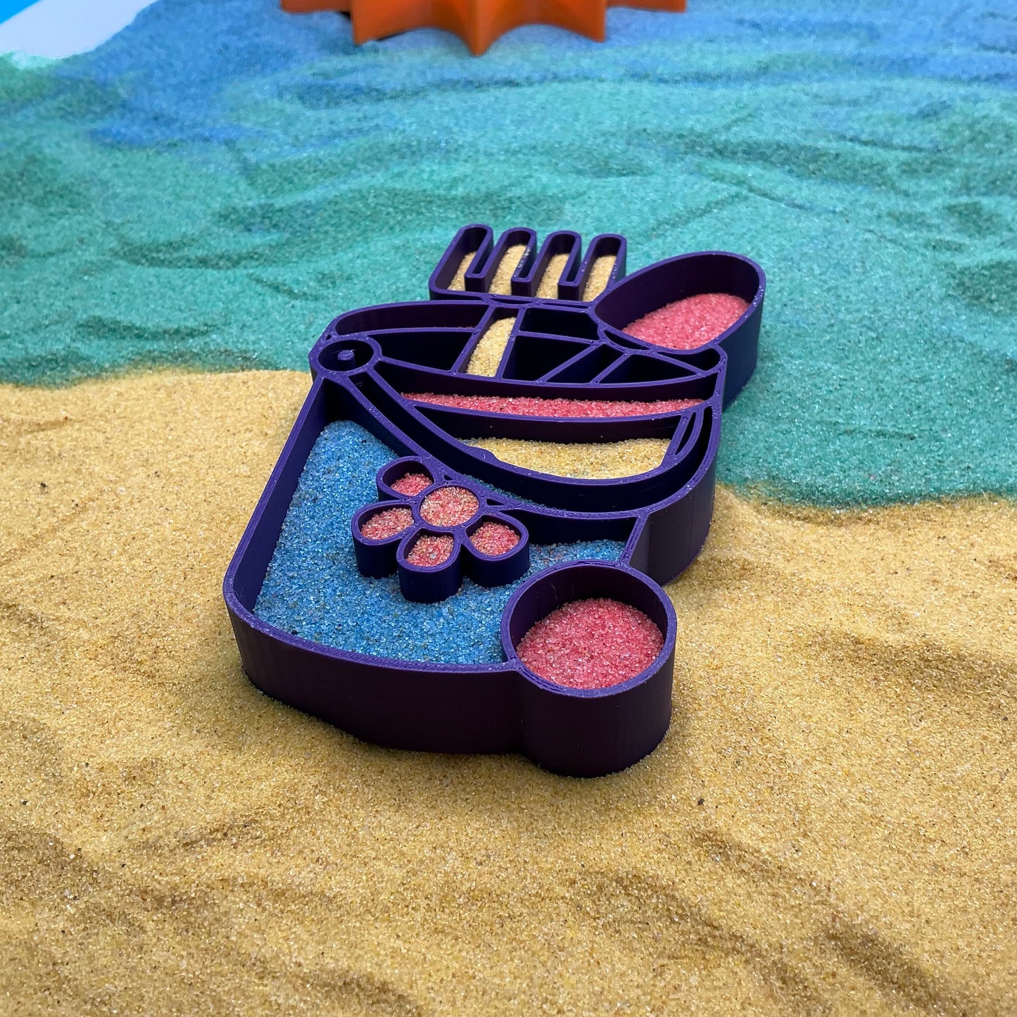 Holiday Sand Sensory Filling Trays
