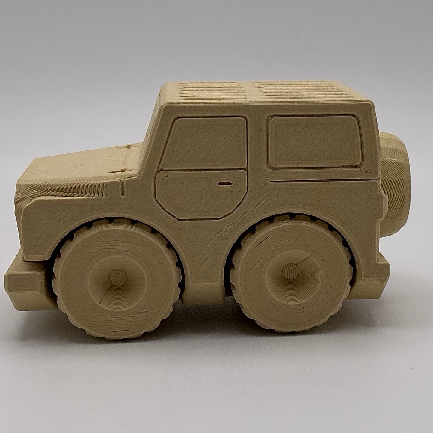 Jeep Hard Top Transport Vehicle Wood PLA