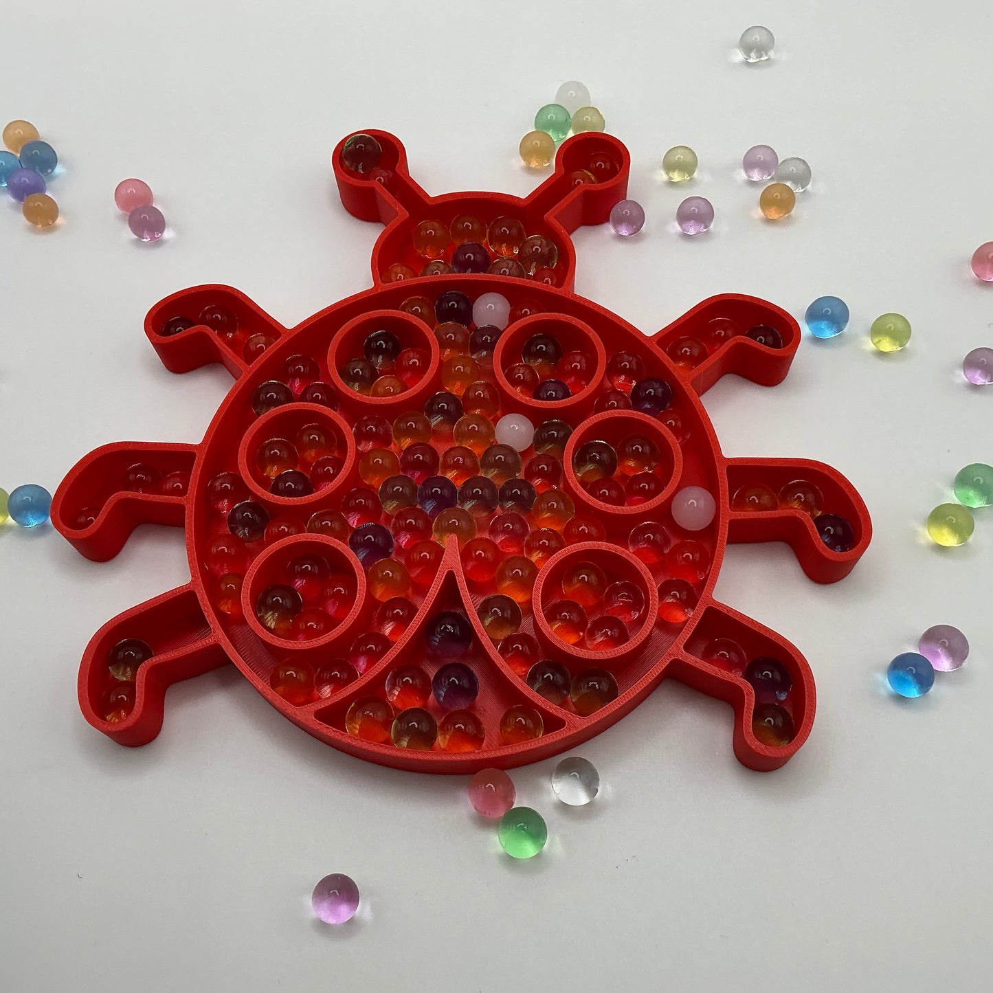Large Sensory Filling Tray: Ladybug